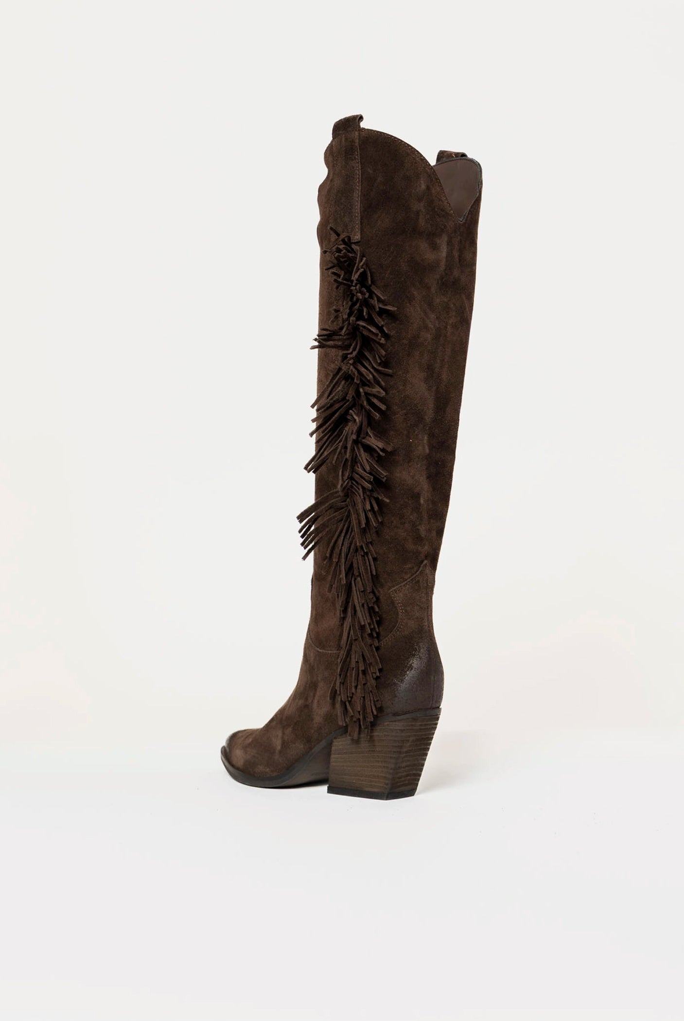 swatch_Chocolate Suede western boot