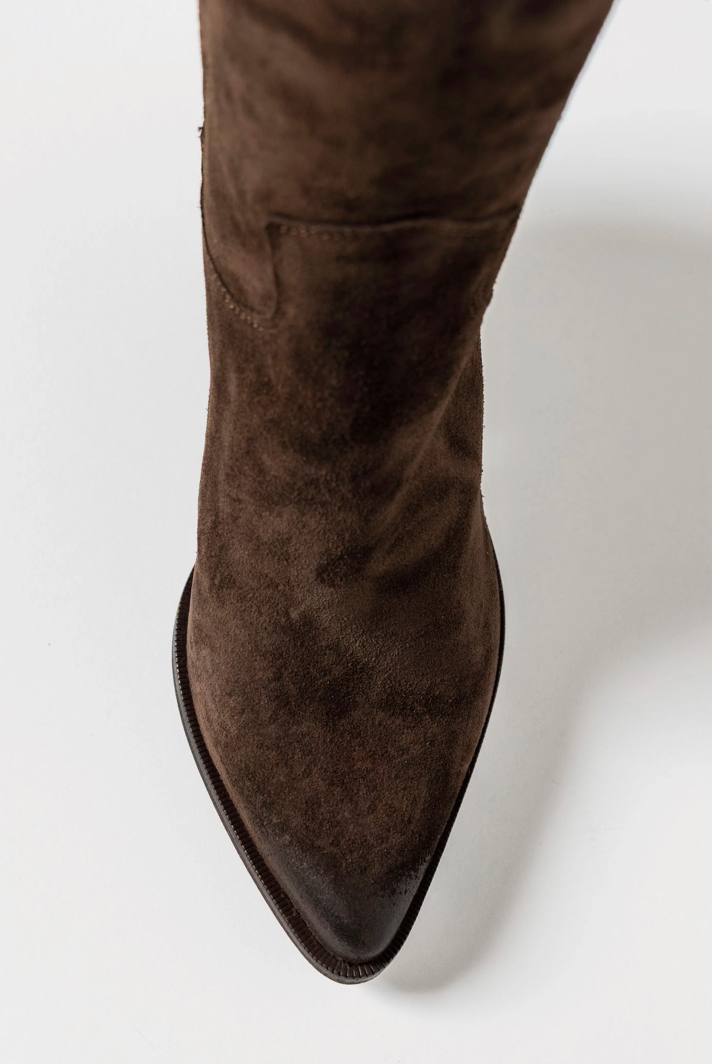 swatch_Chocolate Suede western boot