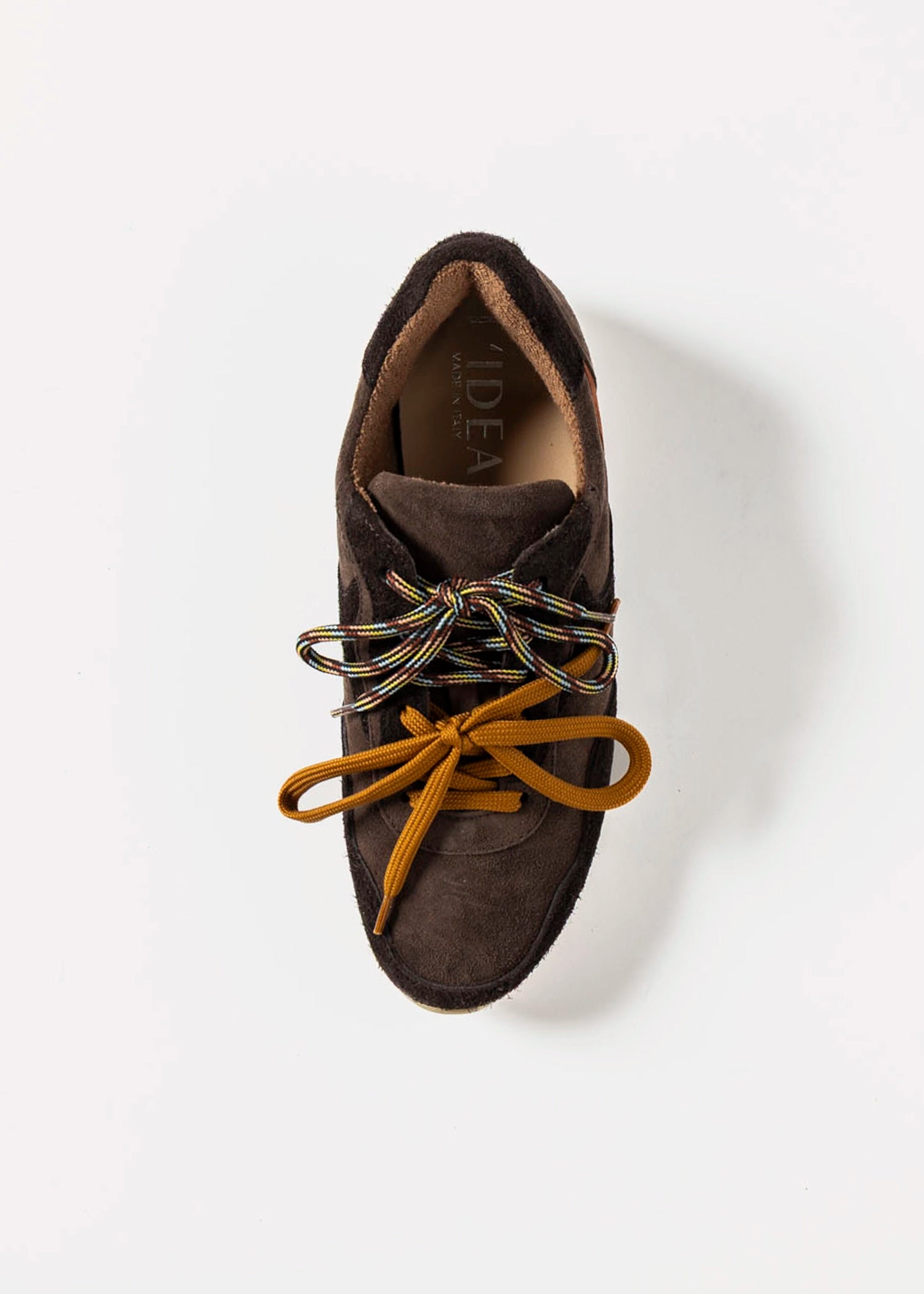 swatch_Brown Multi lace up sneaker