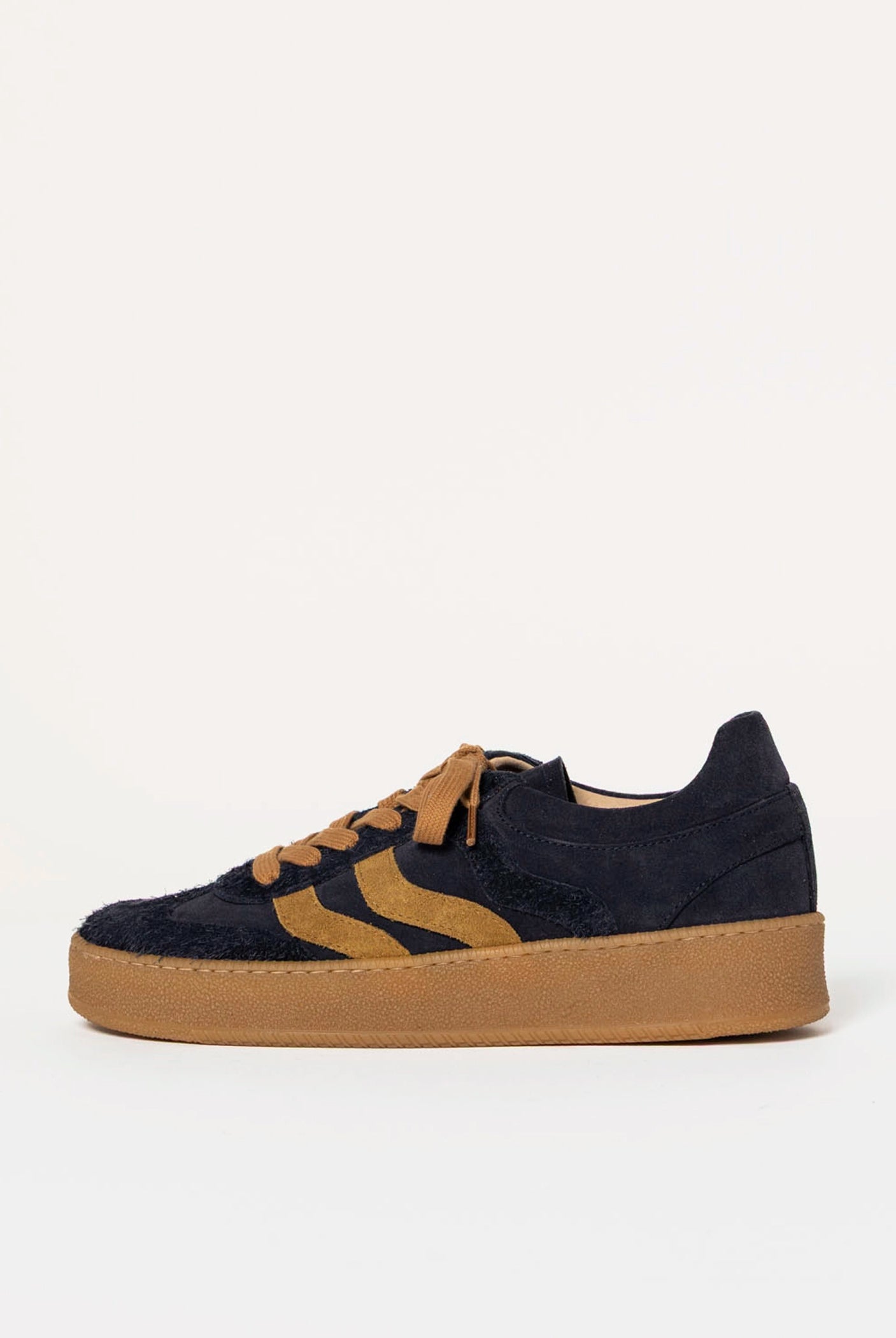 swatch_Navy Multi gum sole sneaker