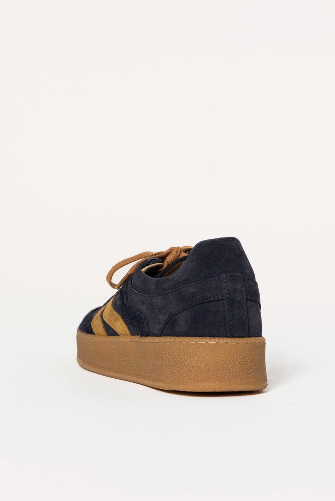 swatch_Navy Multi gum sole sneaker