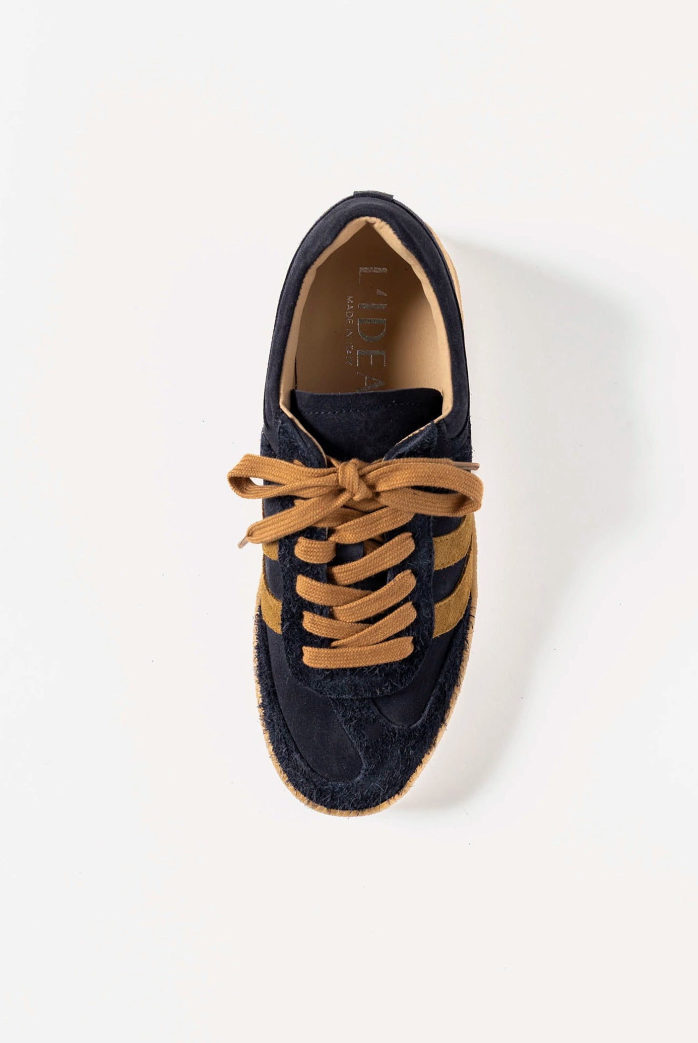 swatch_Navy Multi gum sole sneaker