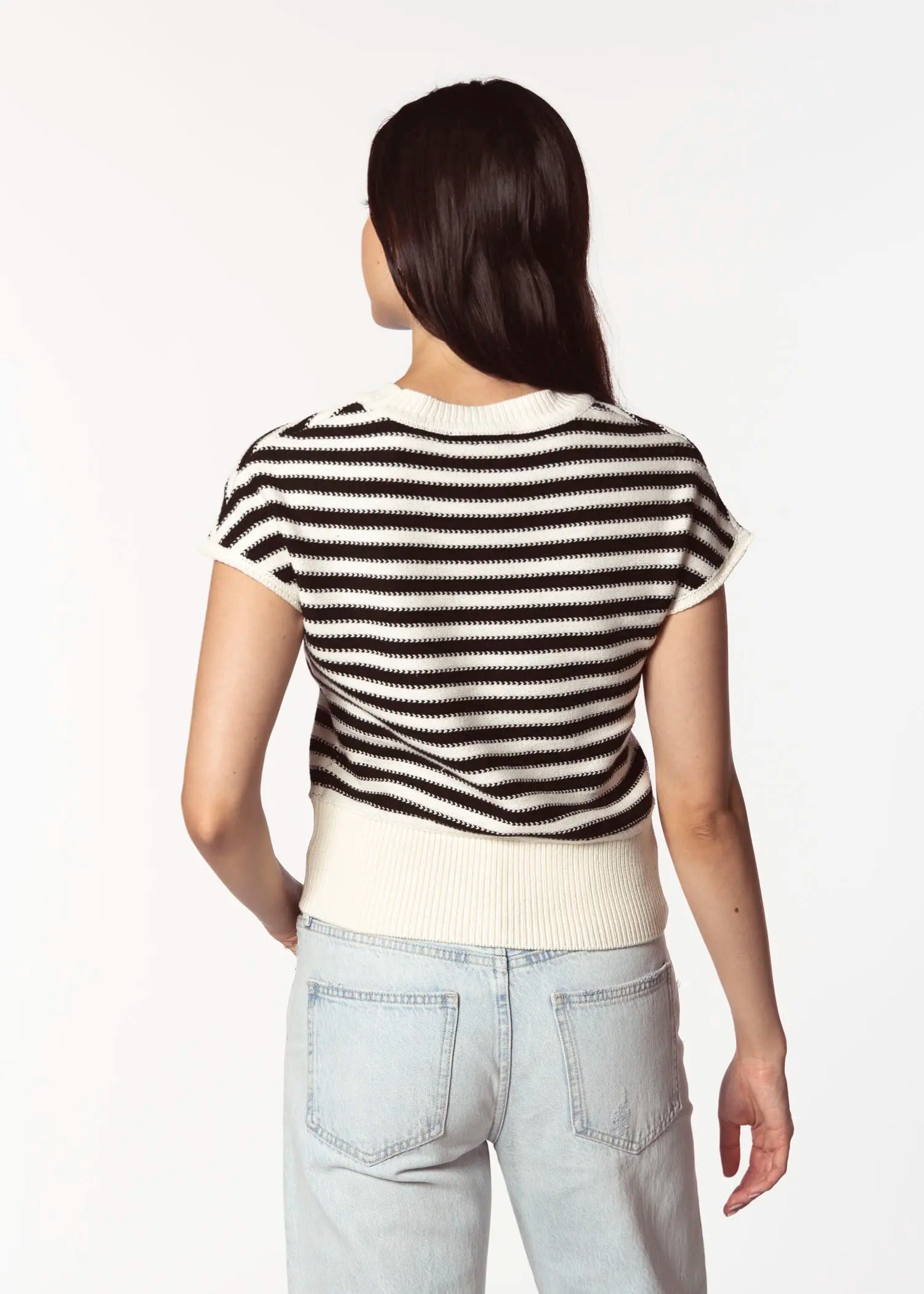 swatch_multi olive striped sweater apparel