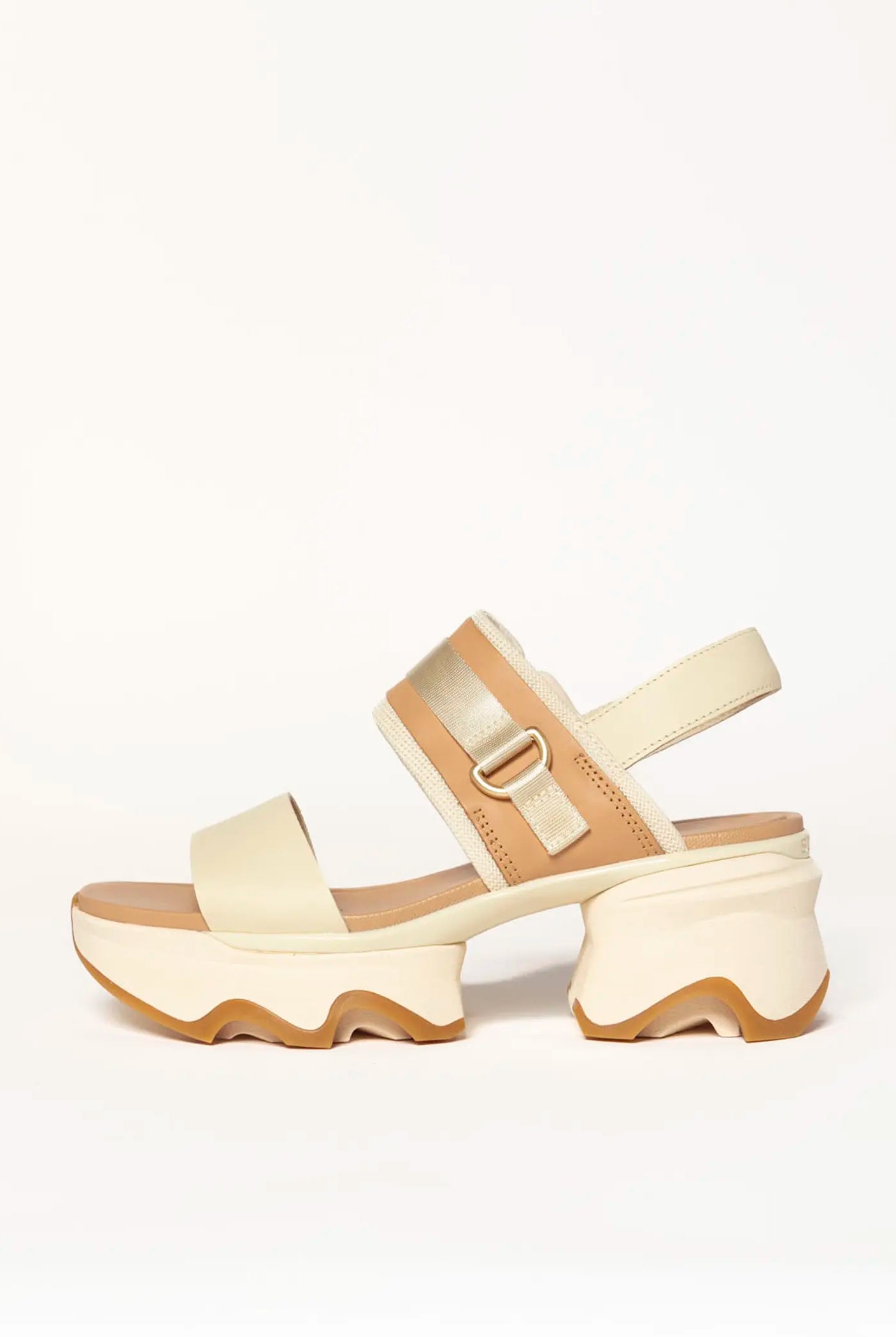 swatch_honey/white kinetic impact sandal platform sandals