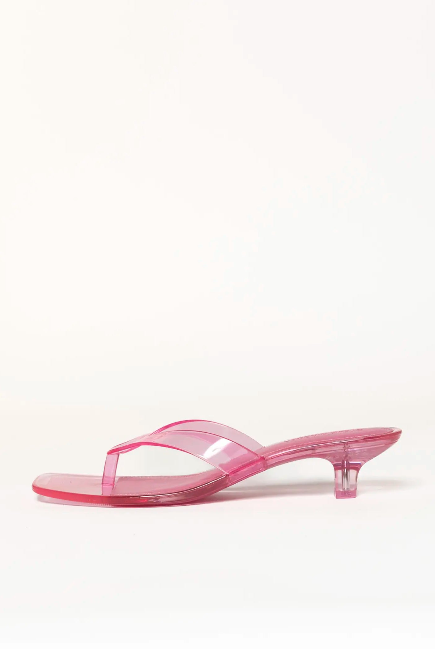 swatch_pink tracie jelly thong sandal heeled sandals