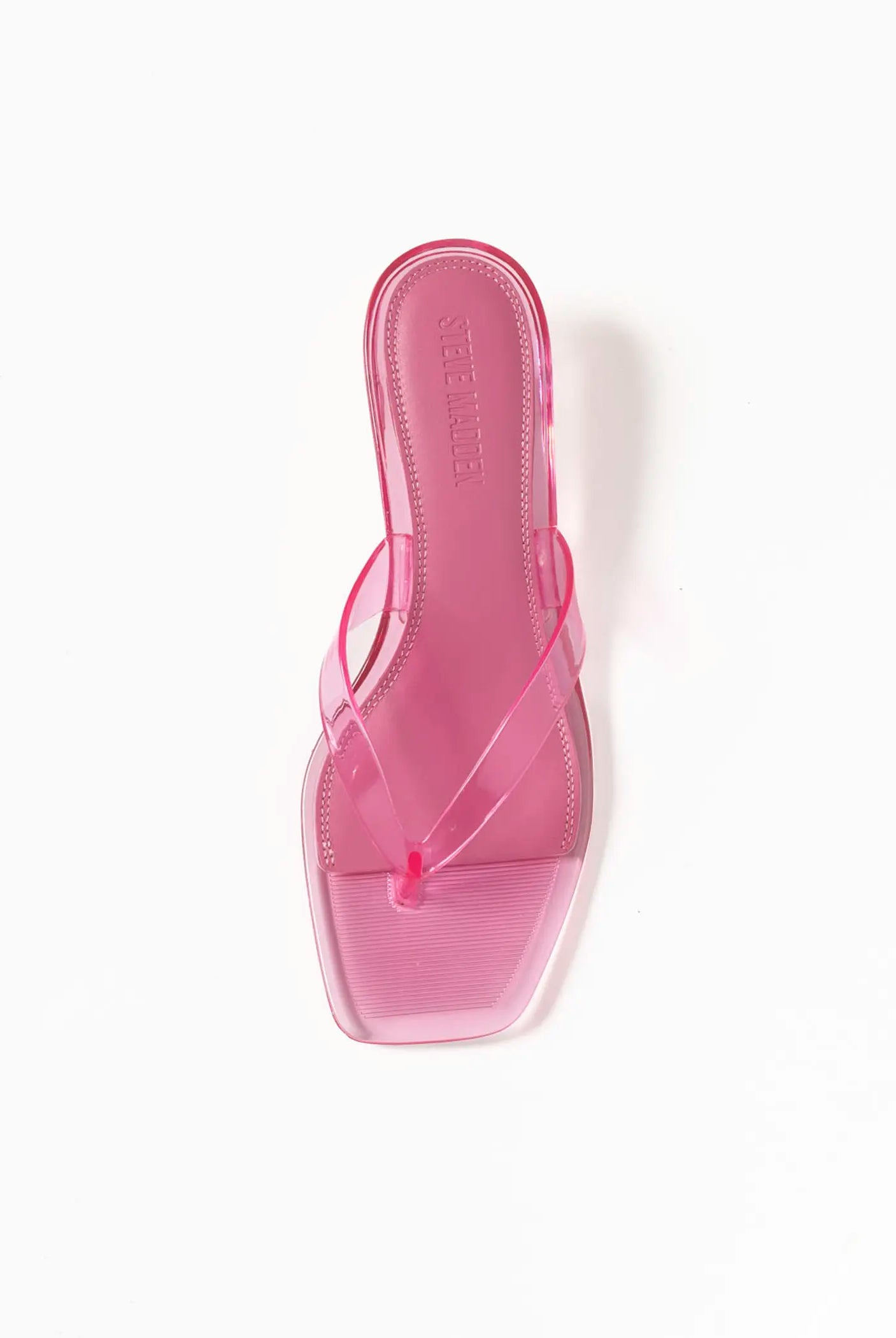 swatch_pink tracie jelly thong sandal heeled sandals