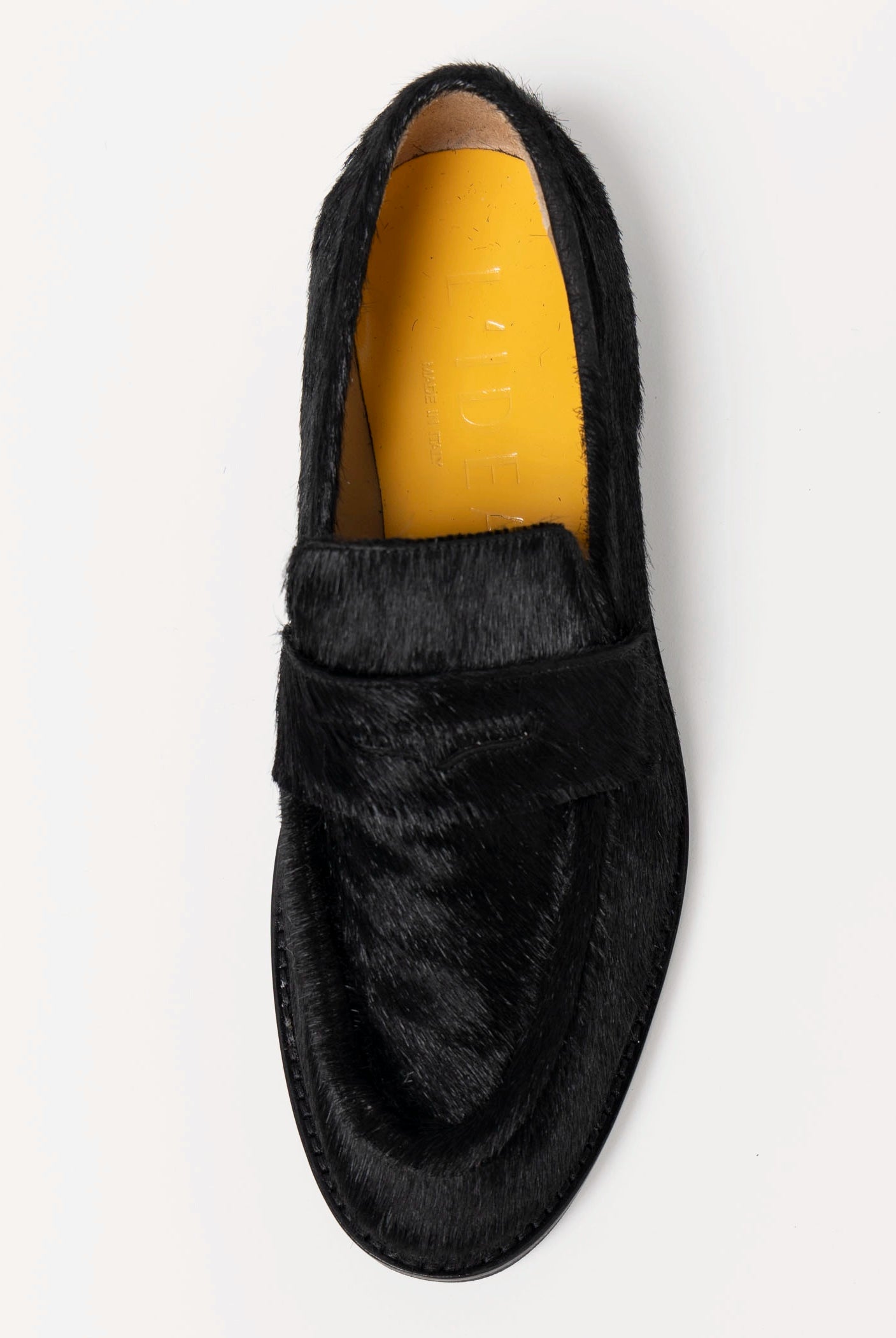 swatch_Black Haircalf l'idea haircalf penny loafer