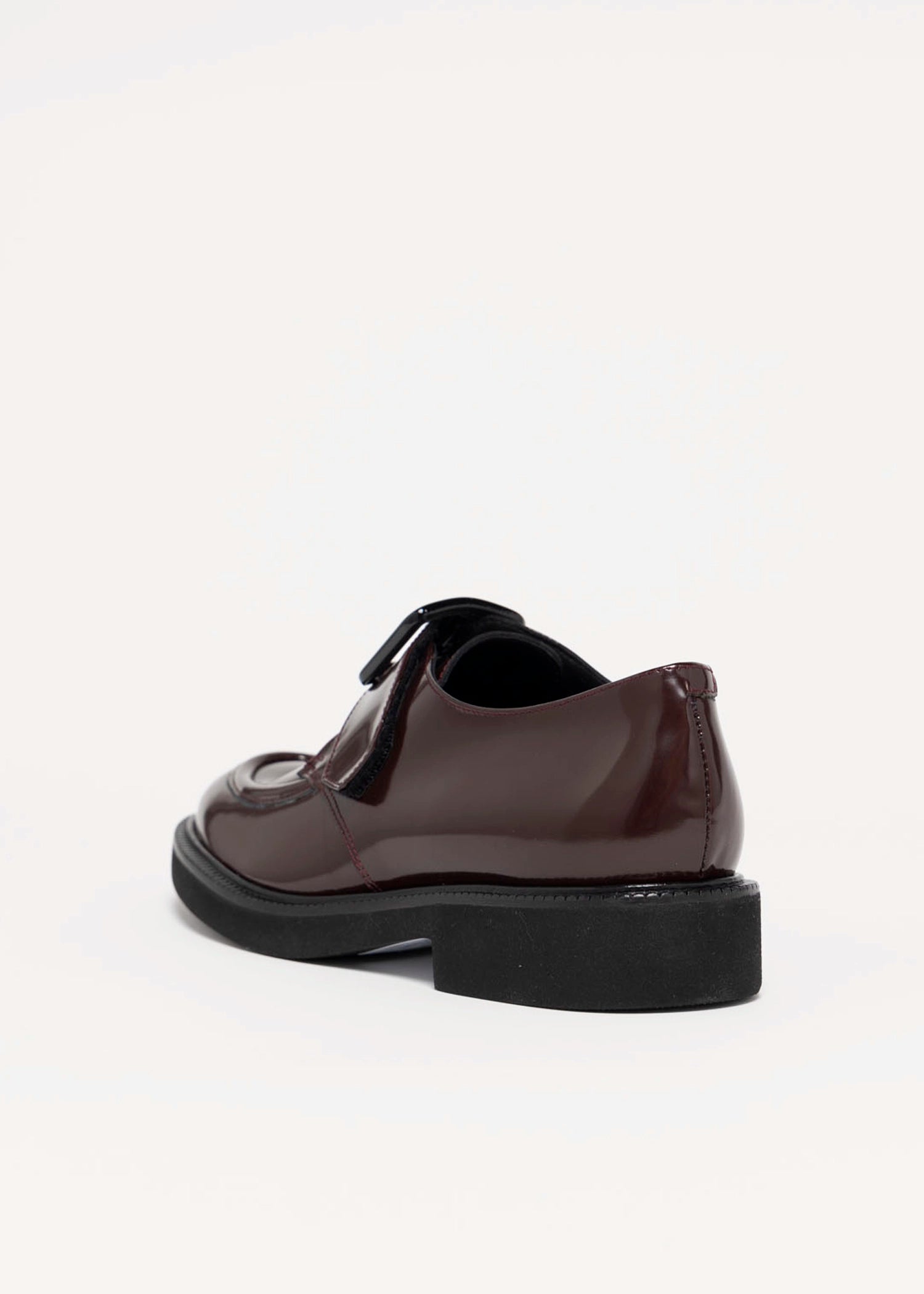 swatch_Bordo Leather l'idea single buckle loafer