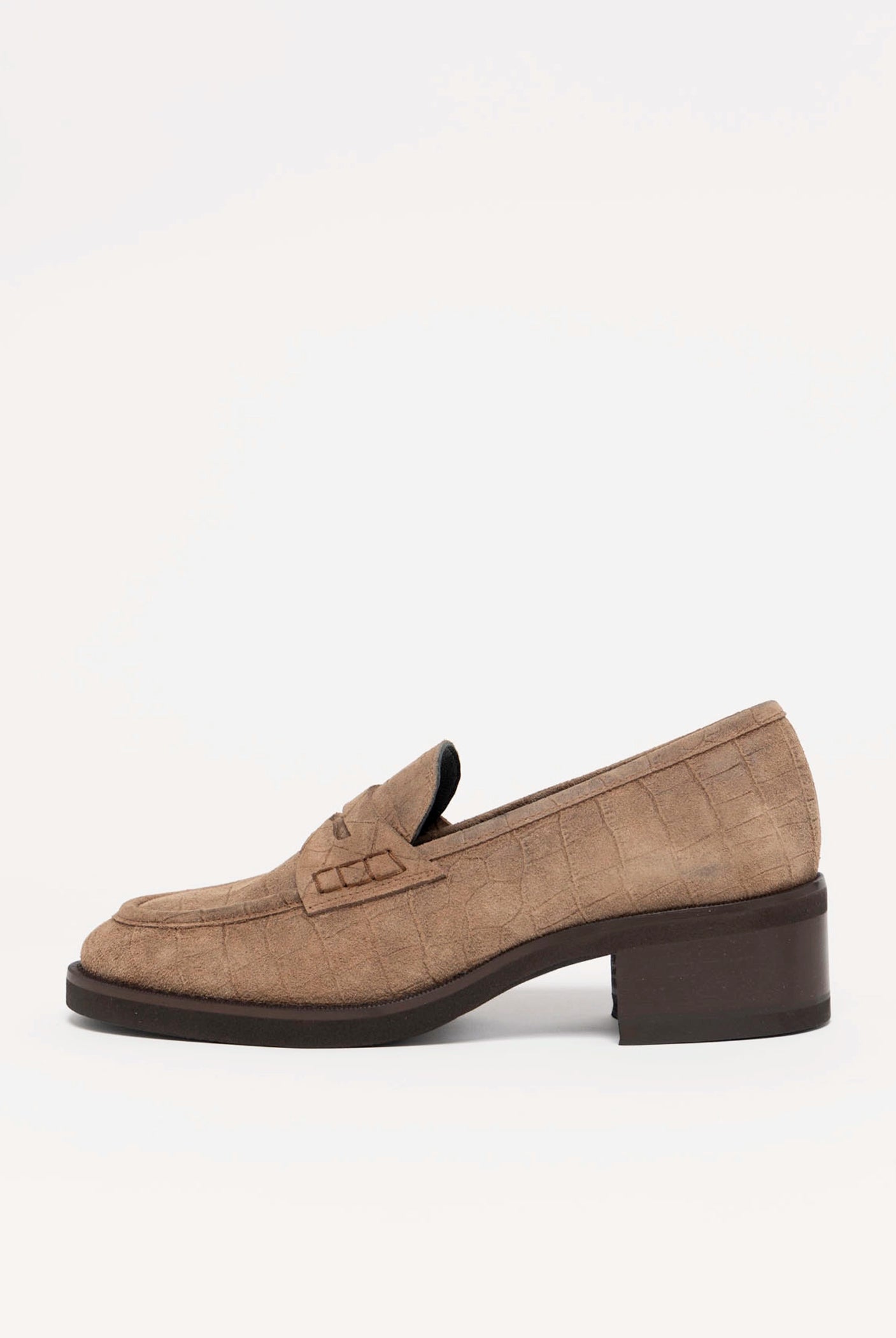 swatch_Farro Croco l'idea heeled croc loafer