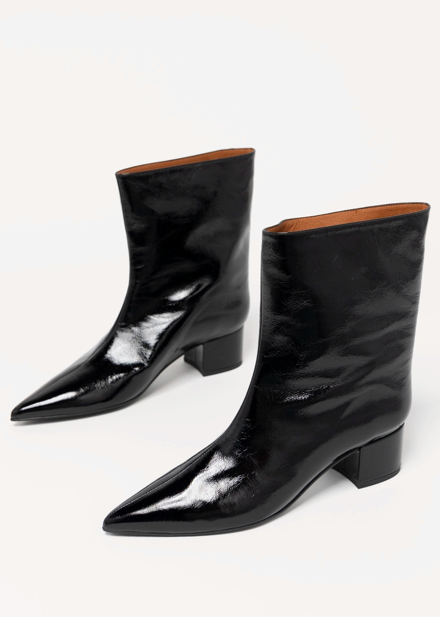 swatch_Black Patent angel alarcon short leather boot