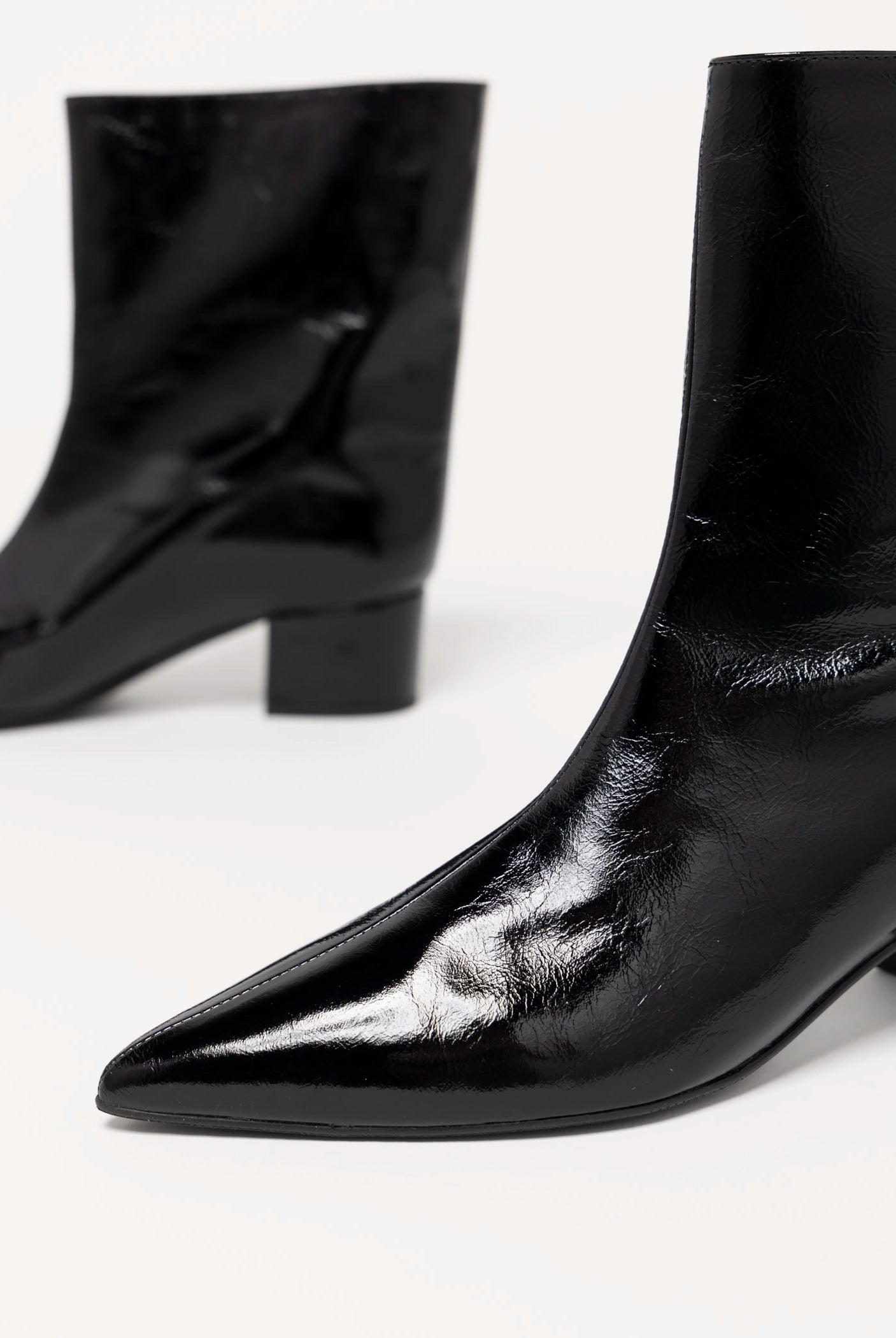 swatch_Black Patent angel alarcon short leather boot