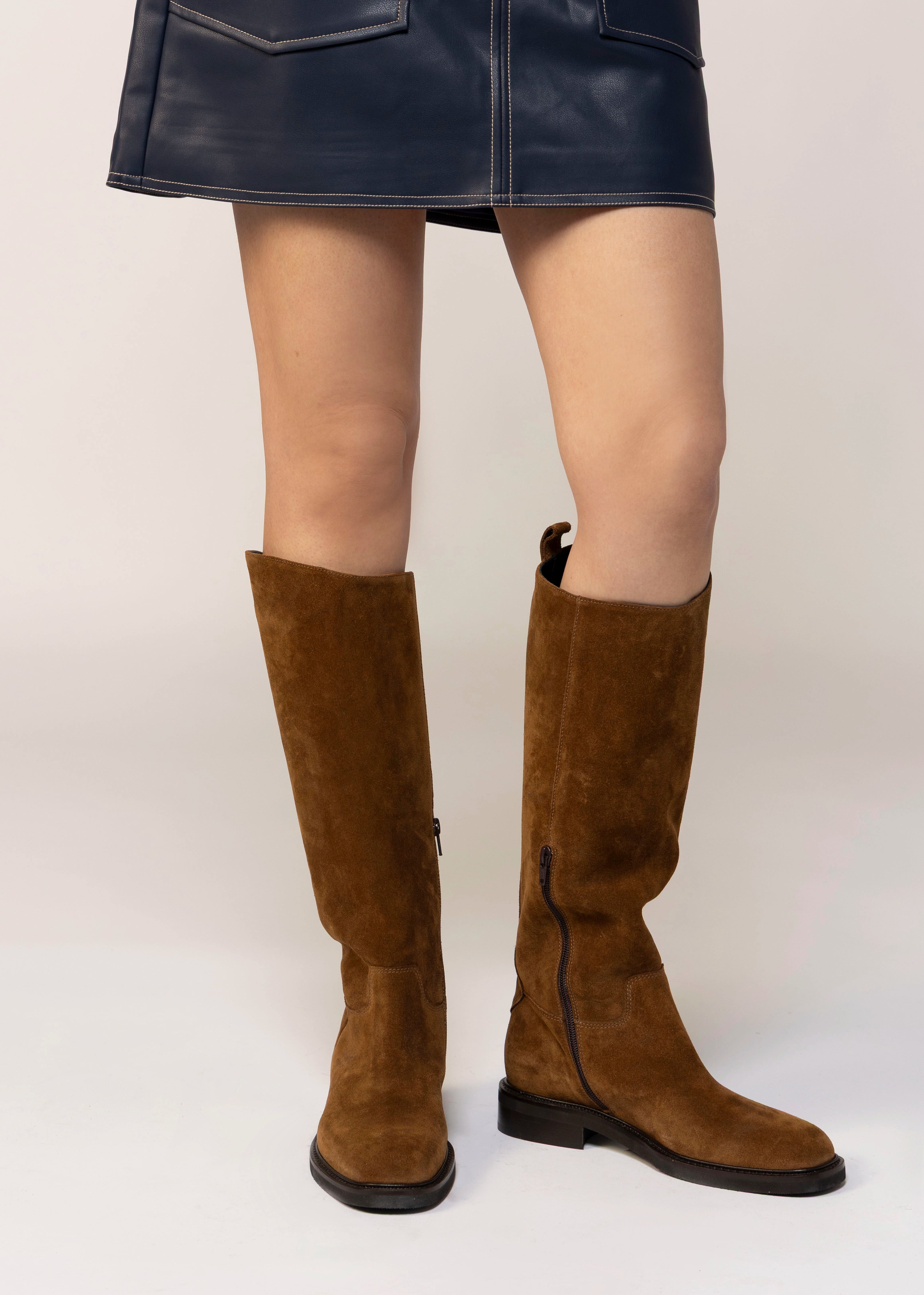 swatch_Tobacco Suede l'idea classic riding boot
