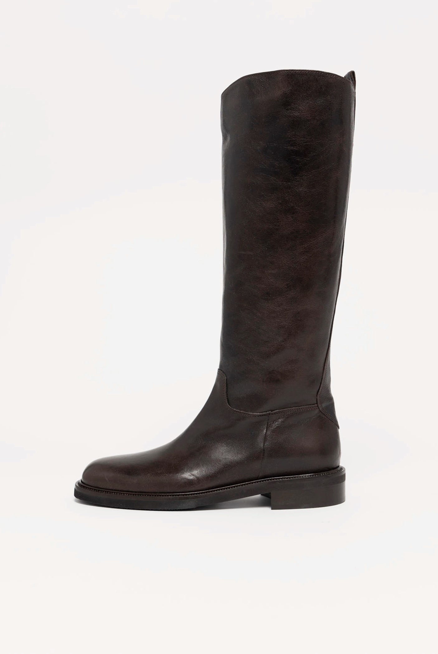 swatch_Dark Brown Leather l'idea classic riding boot