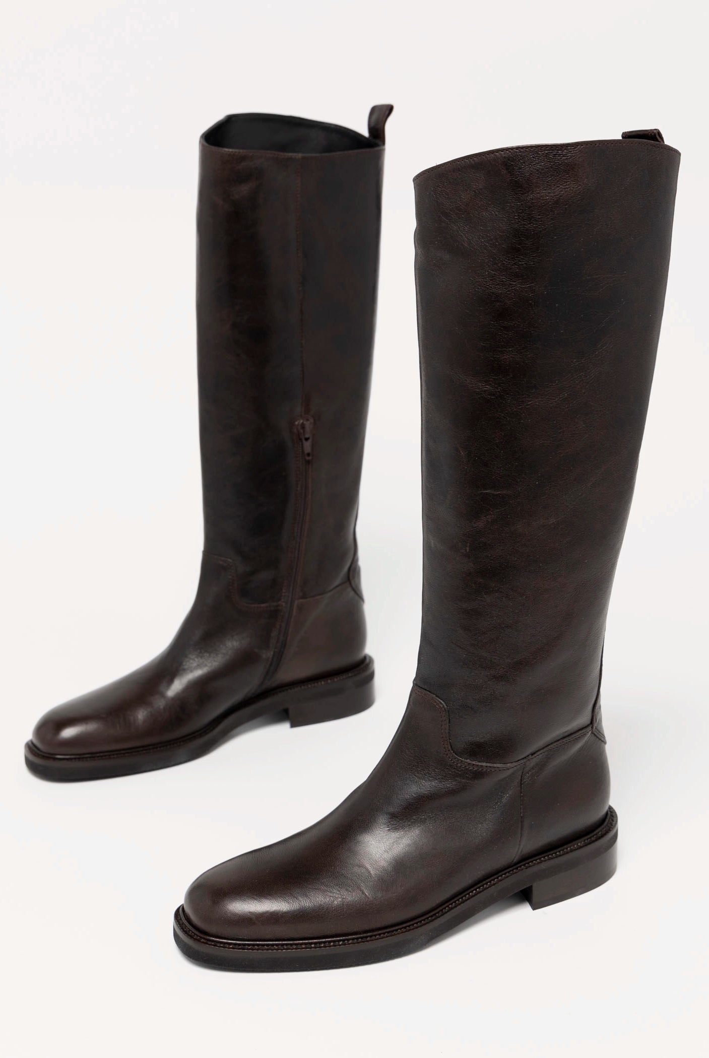 swatch_Dark Brown Leather l'idea classic riding boot