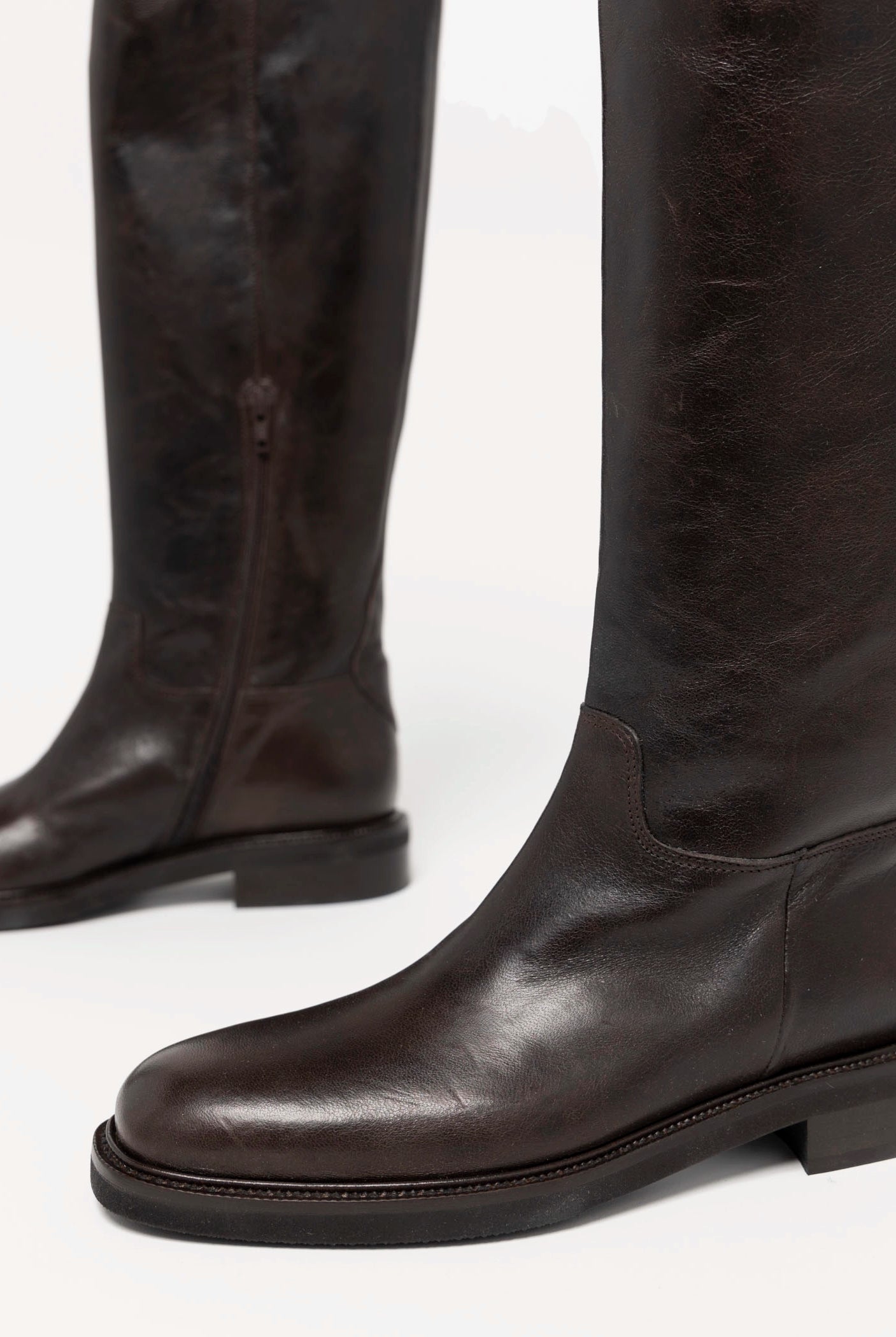 swatch_Dark Brown Leather l'idea classic riding boot