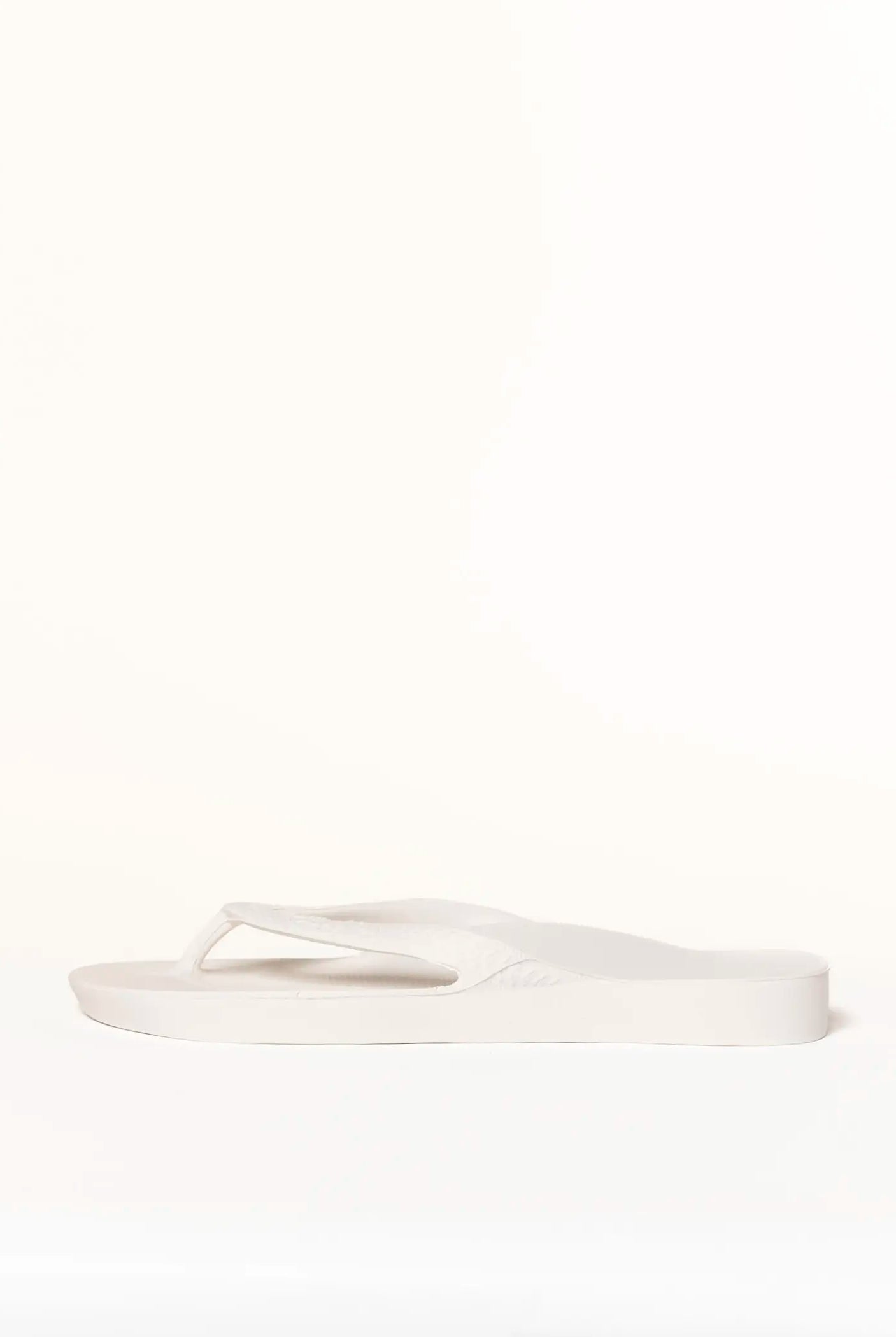 swatch_white arch support flip flop flat sandals