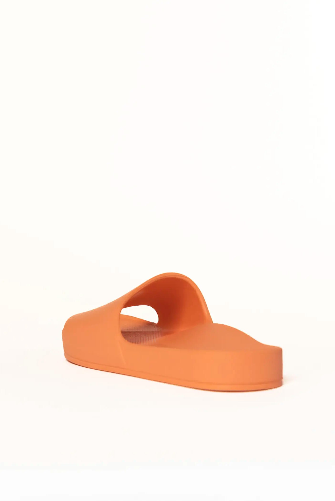 swatch_peach arch support slide flat sandals