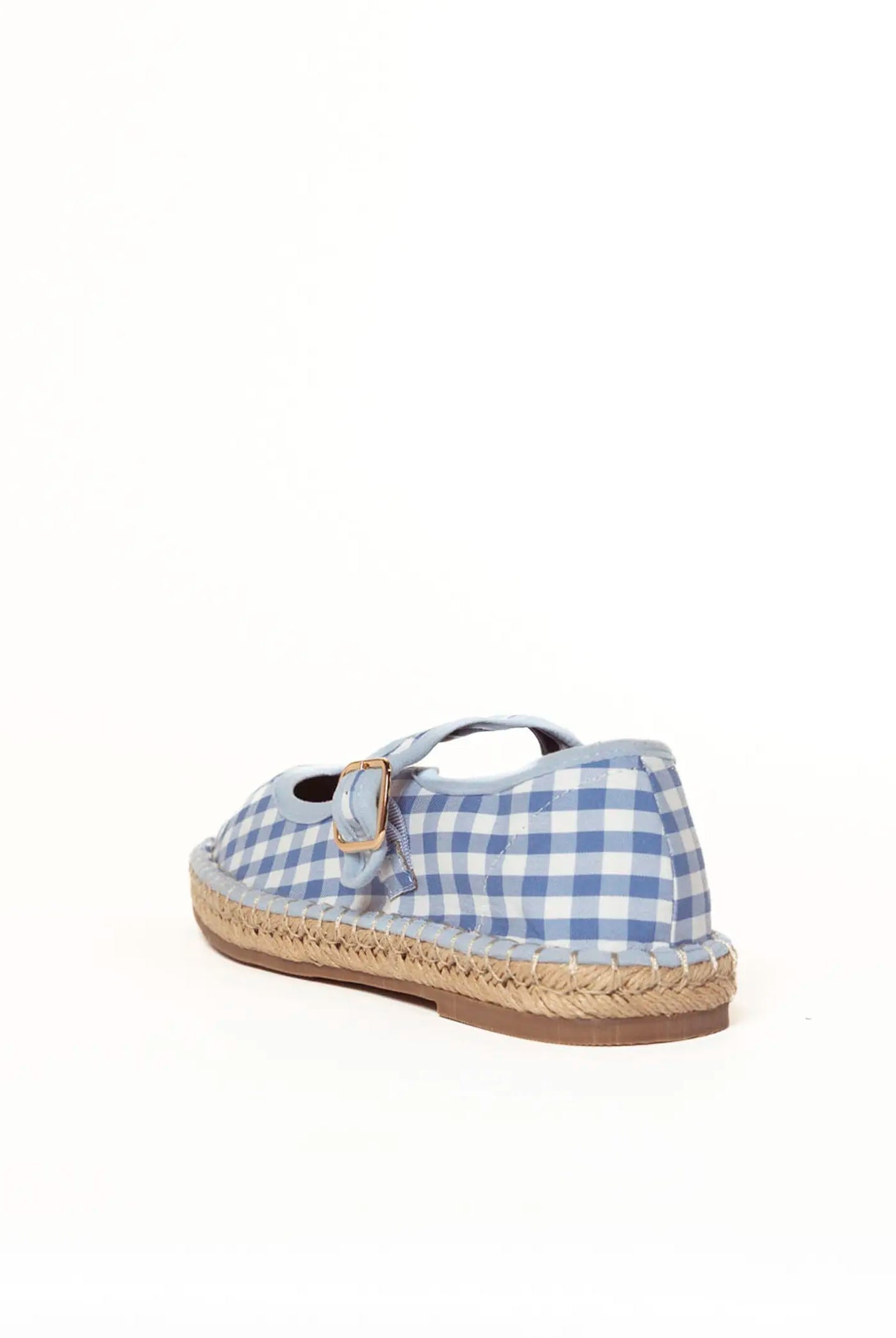 swatch_blue meg gingham mary jane flat shoes
