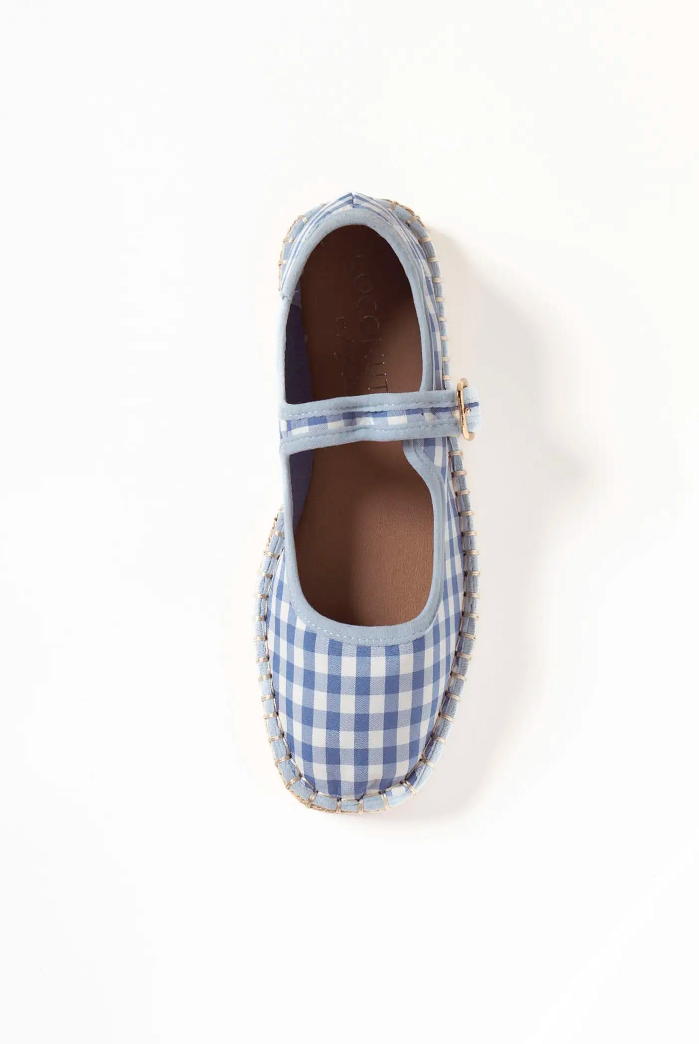 swatch_blue meg gingham mary jane flat shoes