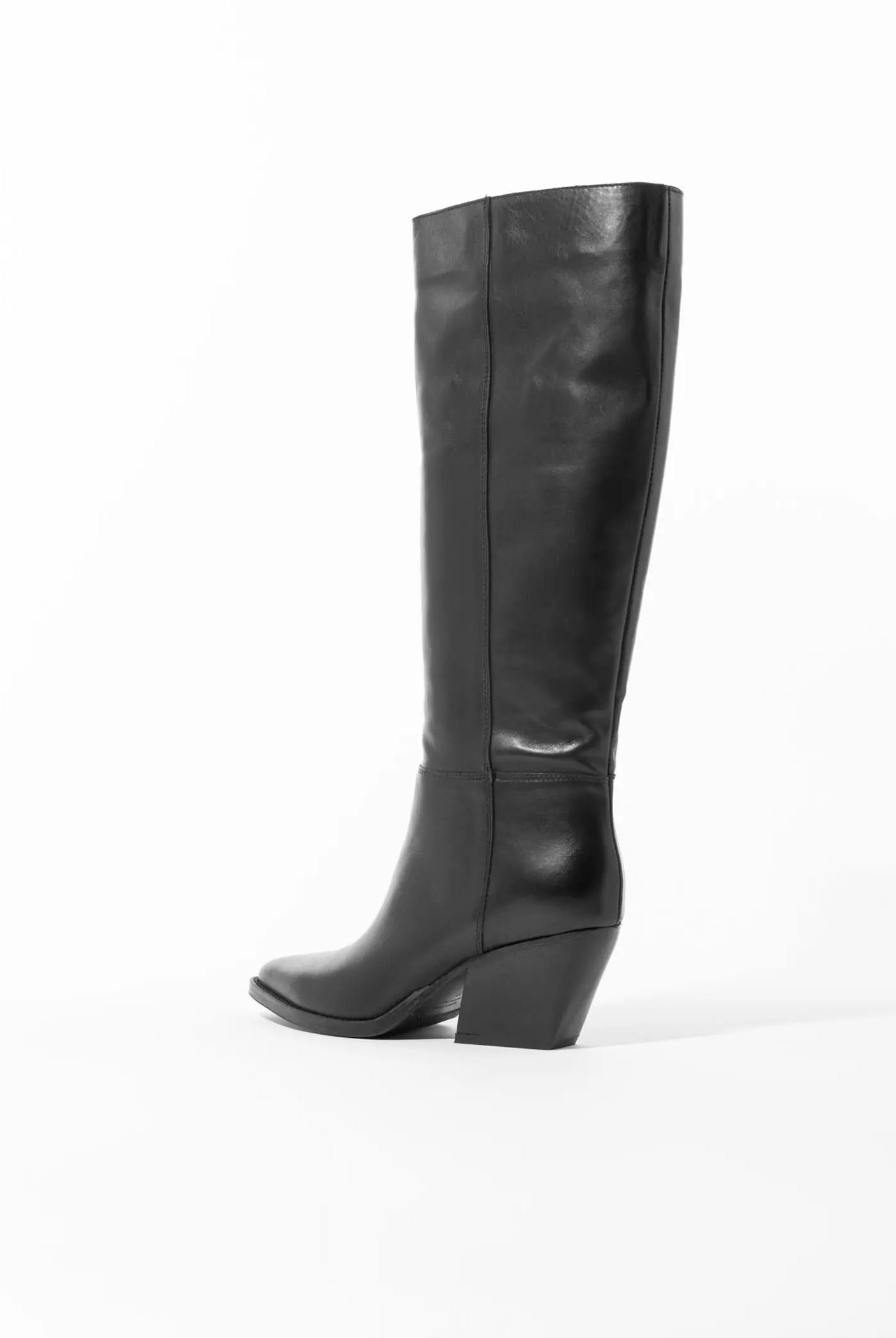 swatch_black leather tulsa western boot boots