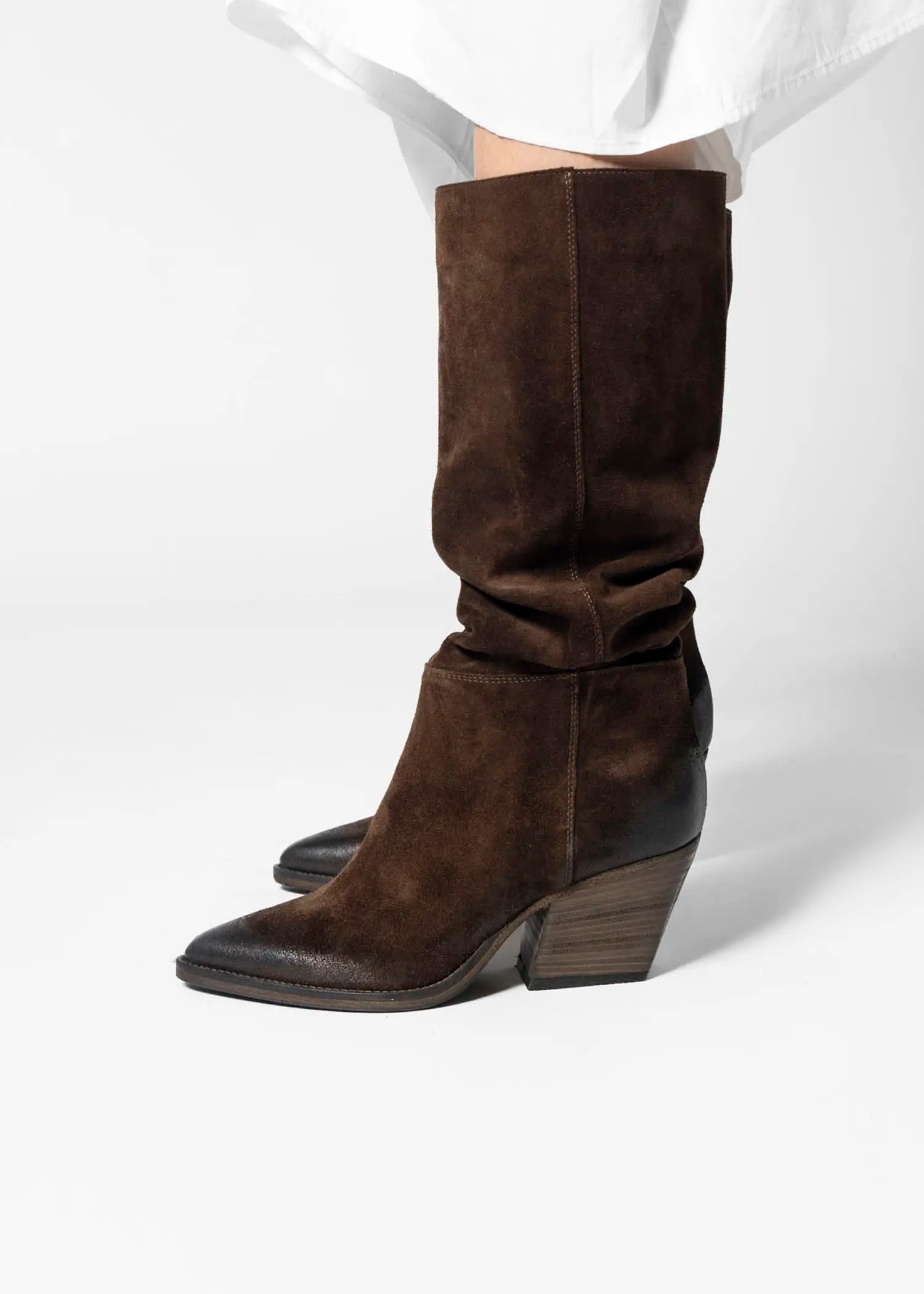 swatch_dark brown suede tulsa western boot boots