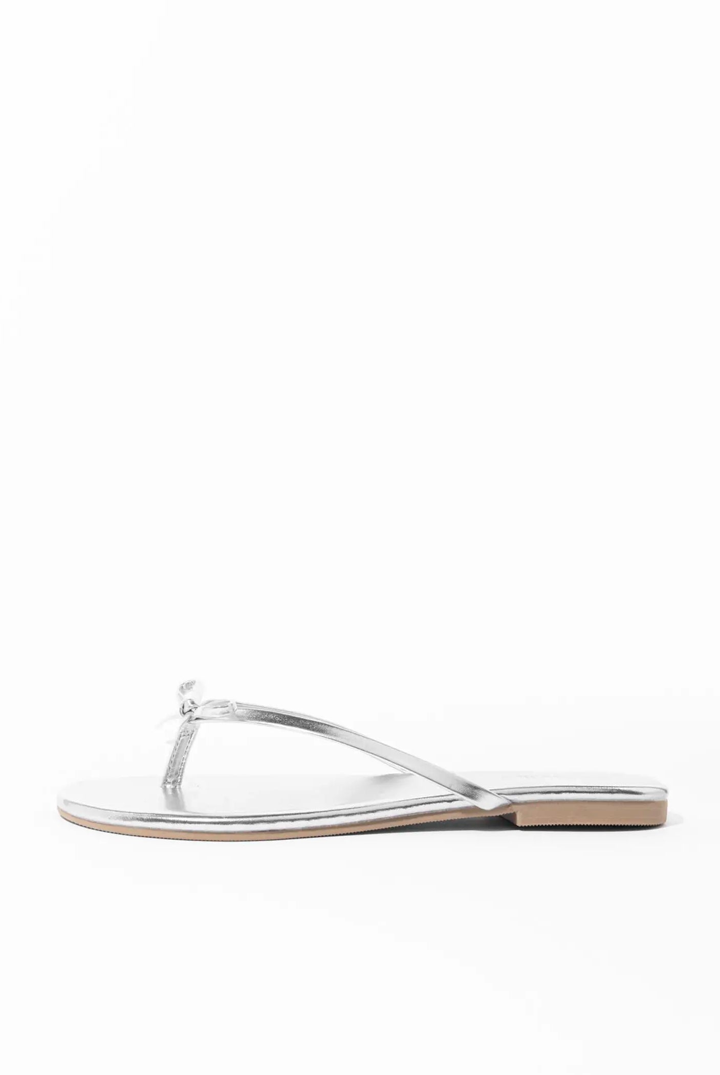 swatch_silver wishlist flip flop flat sandals