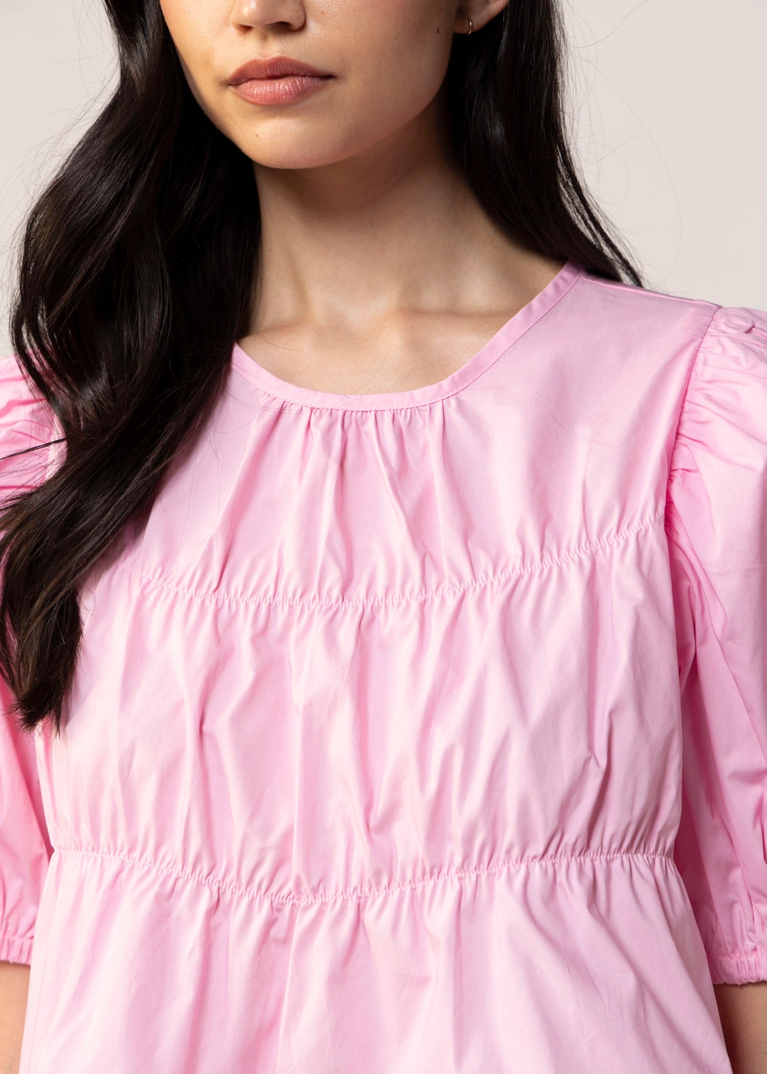swatch_Pink poplin cotton blouse