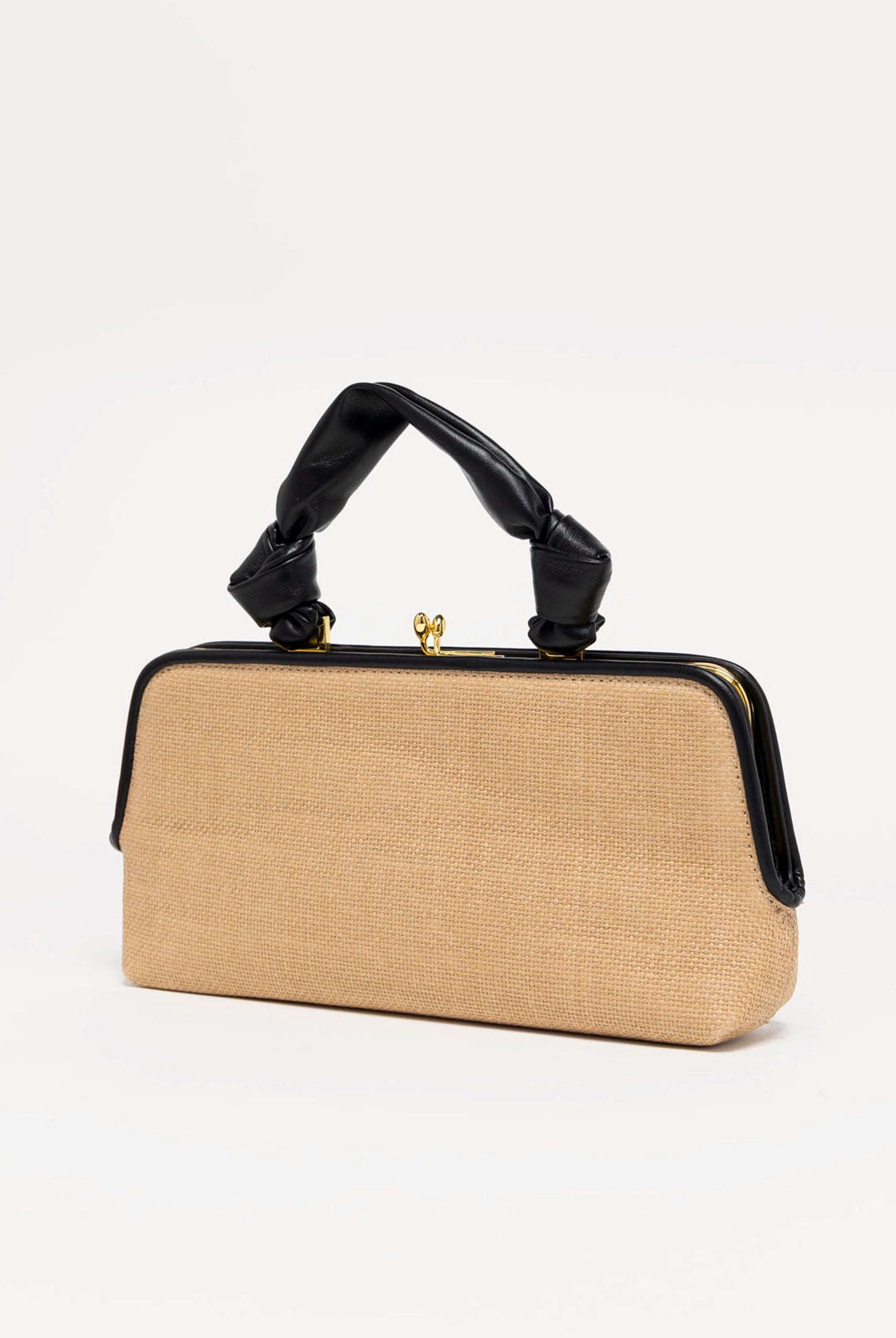 swatch_Natural/Black urban expressions julissa clutch bag