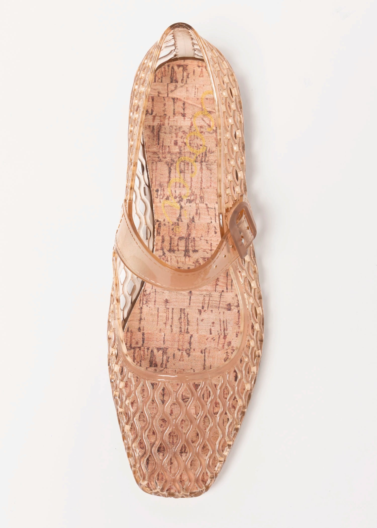 swatch_Camel Lisa mary jane jelly flat