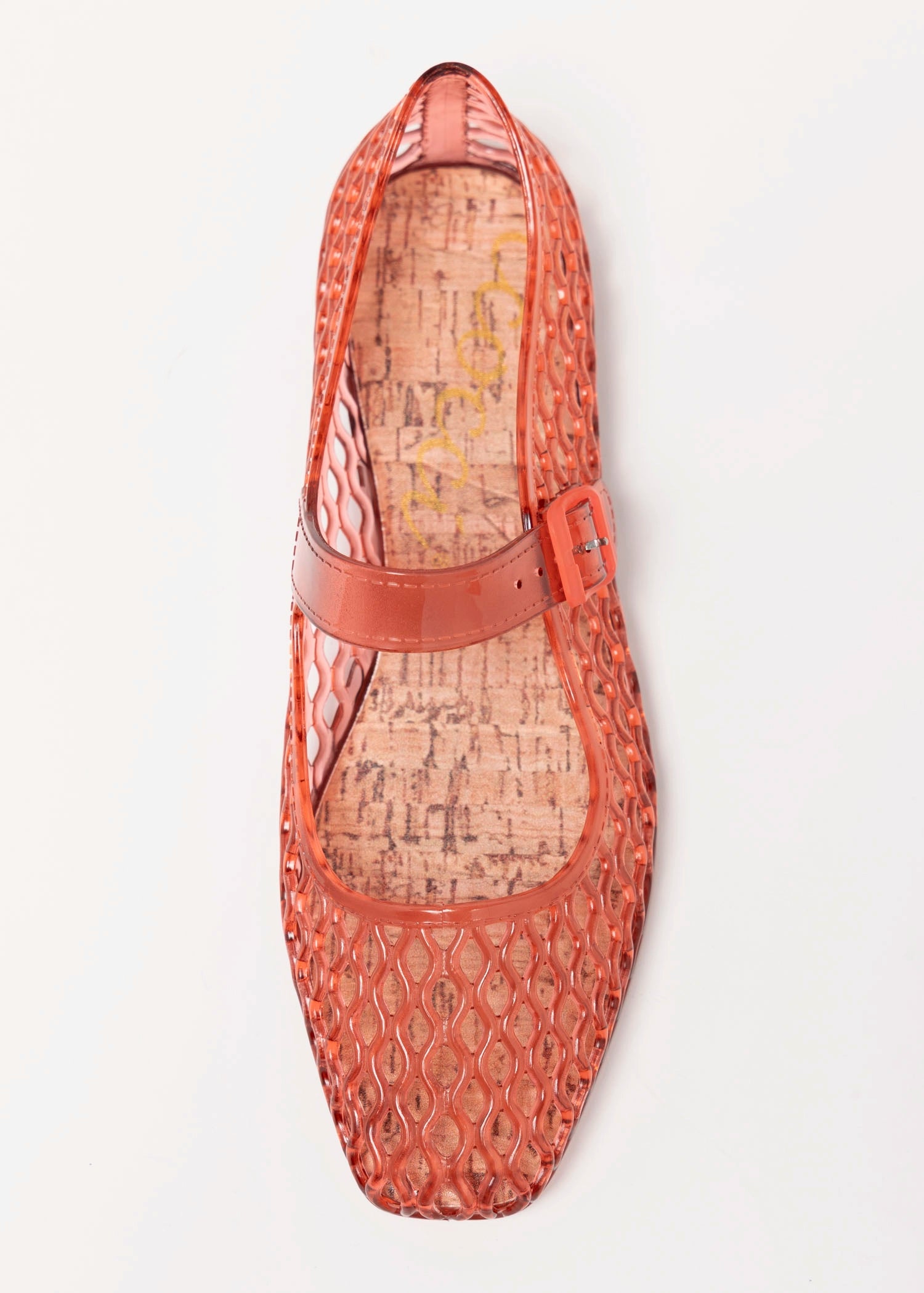 swatch_Red Lisa mary jane jelly flat