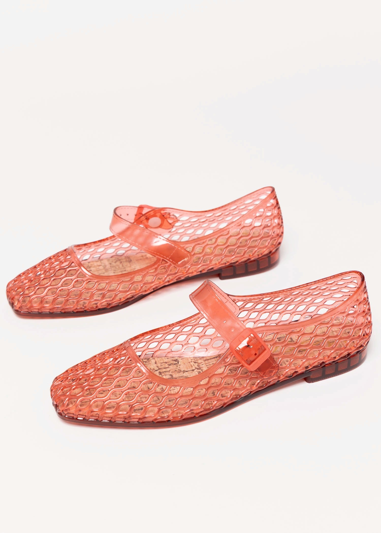 swatch_Red Lisa mary jane jelly flat