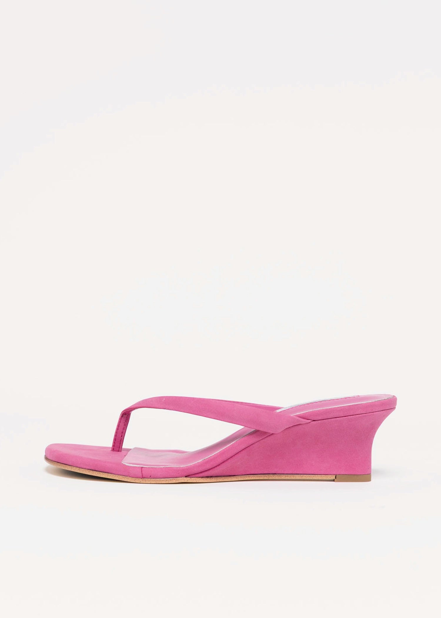swatch_Fuchsia Suede tony biango edgy thong wedge sandal