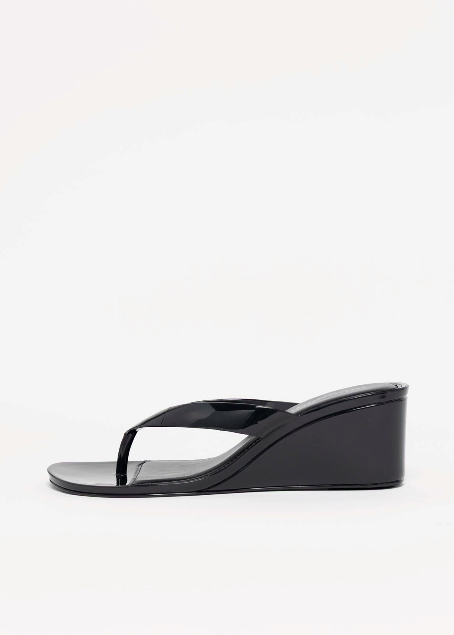 swatch_Black jeffrey campbell gigabyte jelly thong wedge sandal