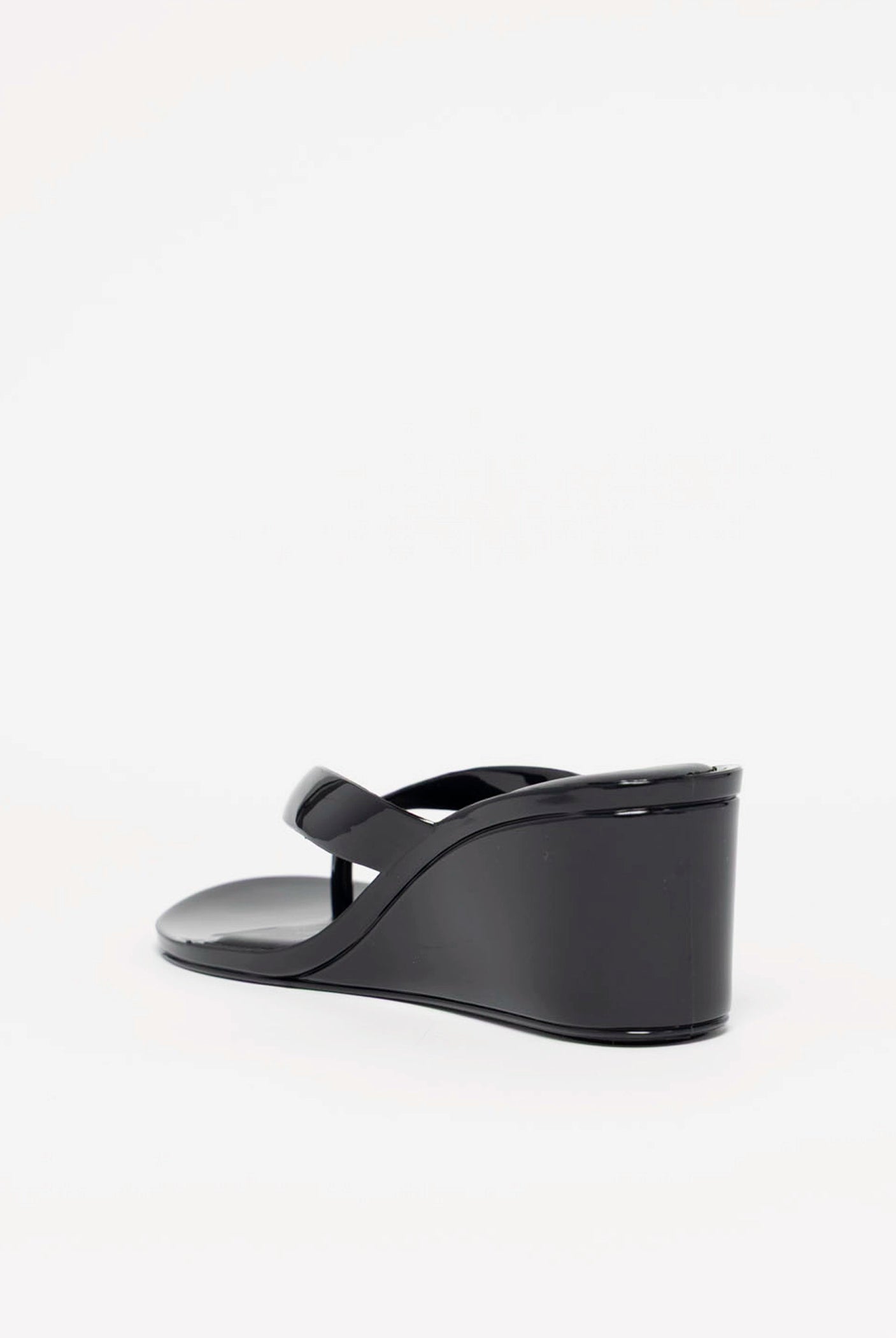swatch_Black jeffrey campbell gigabyte jelly thong wedge sandal
