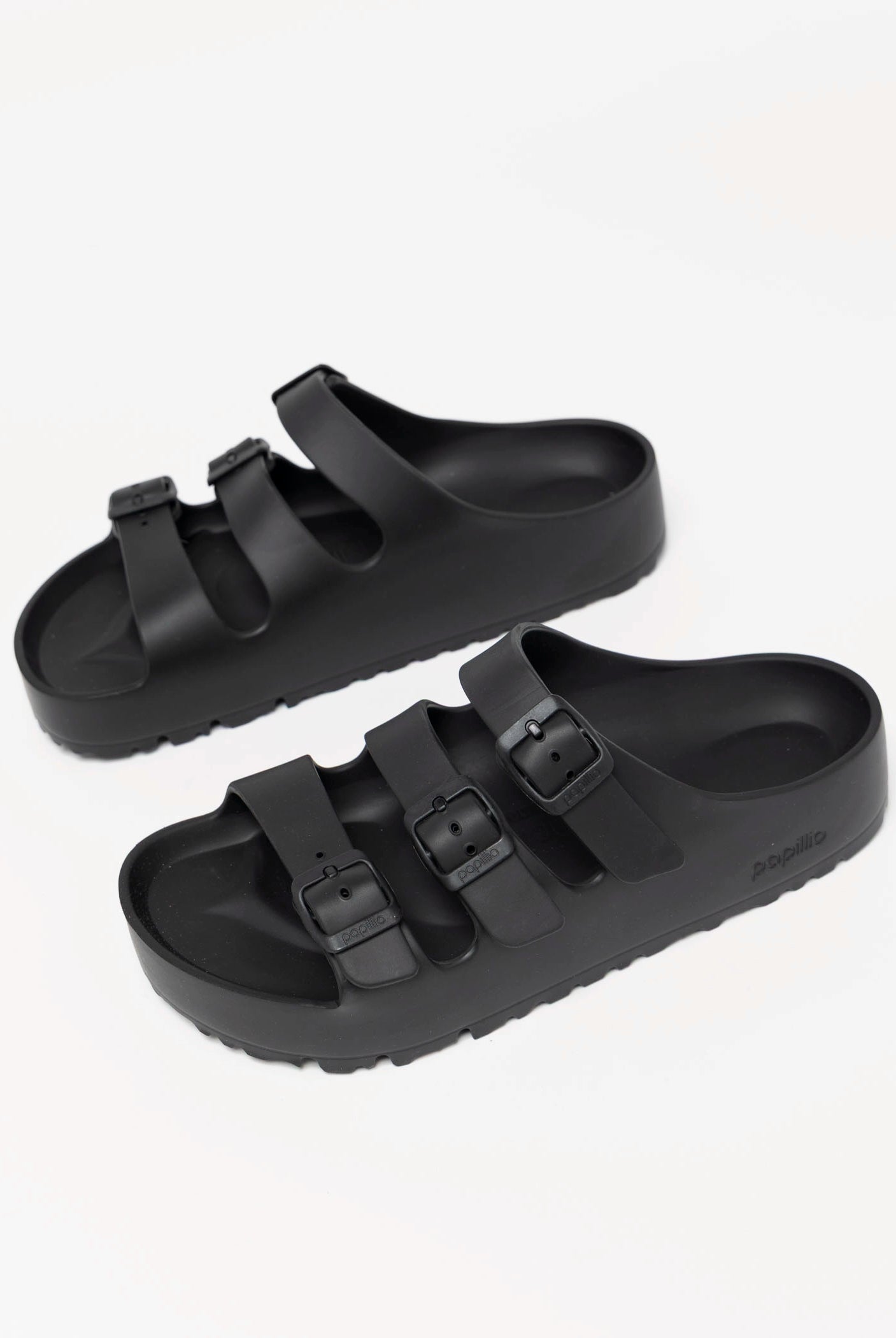 swatch_Black birkenstock florida eva platform sandal