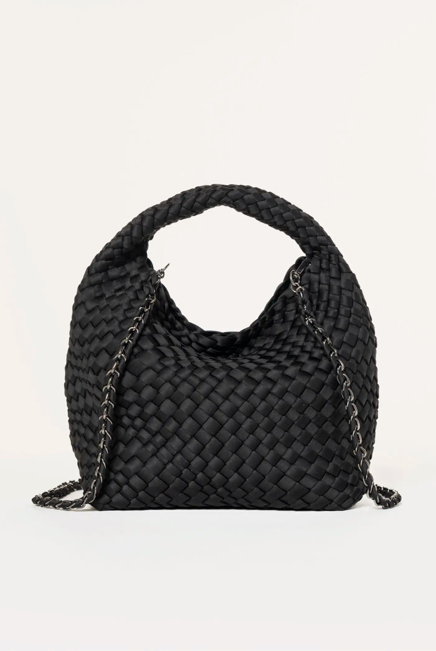 swatch_black shelly woven bag crossbody