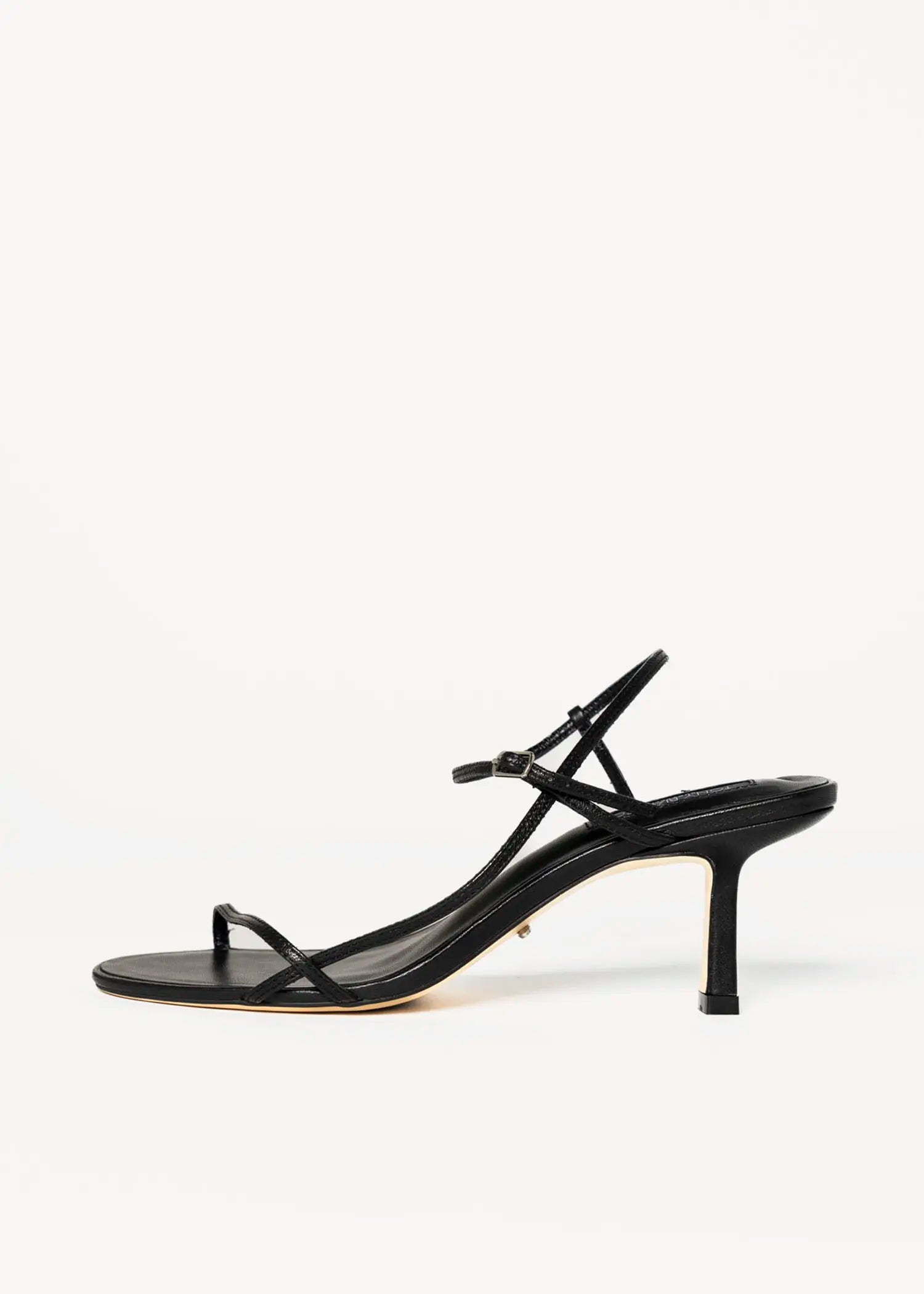swatch_black leather caprice heeled sandal heeled sandals