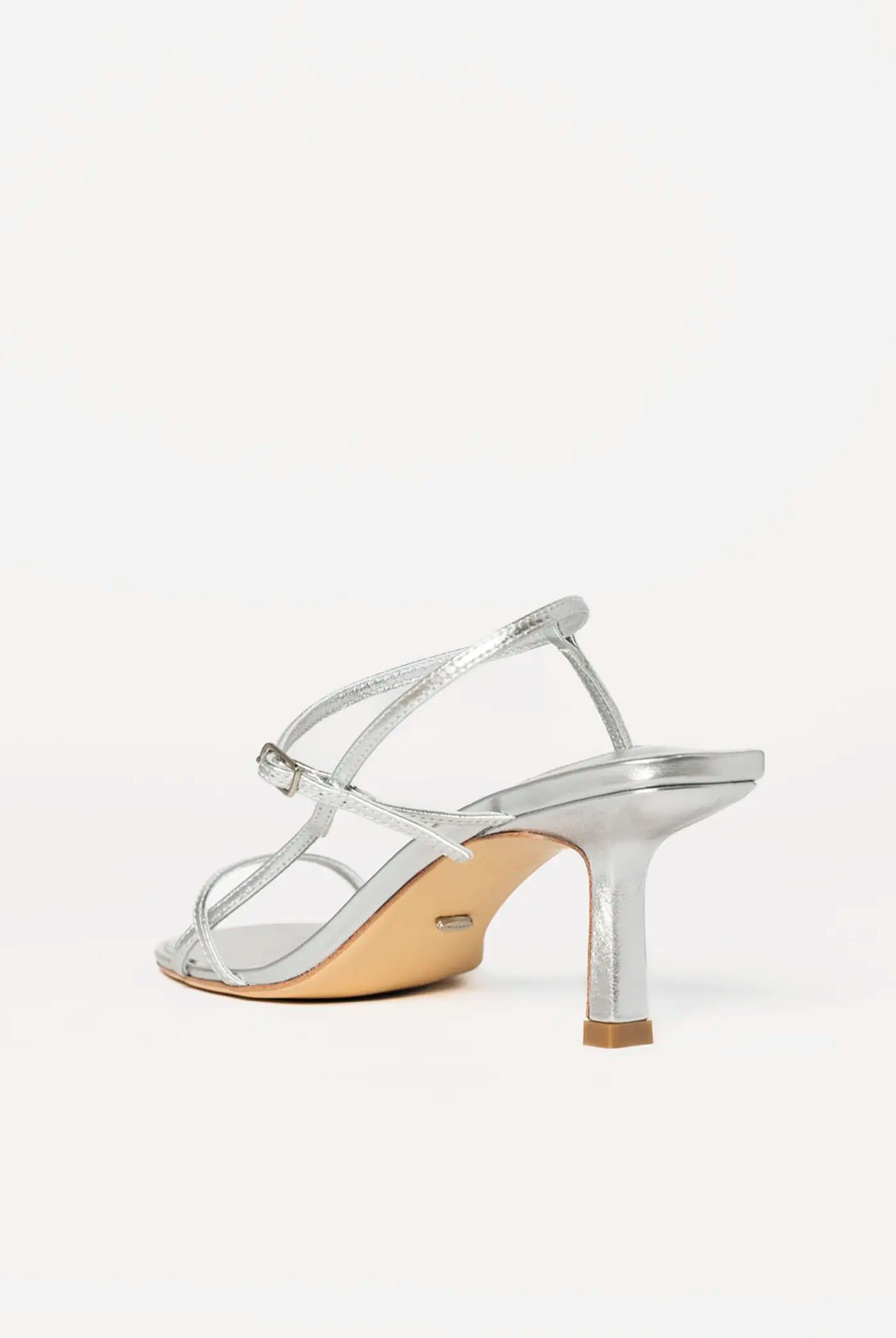 swatch_silver leather caprice heeled sandal heeled sandals