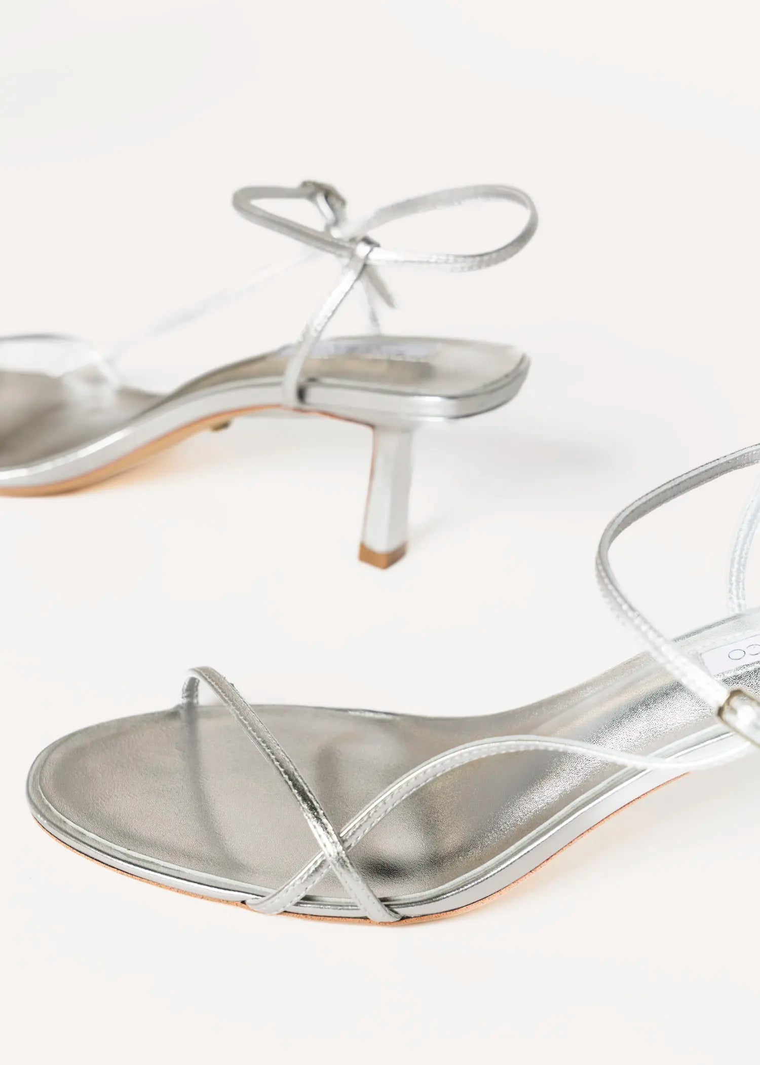 swatch_silver leather caprice heeled sandal heeled sandals