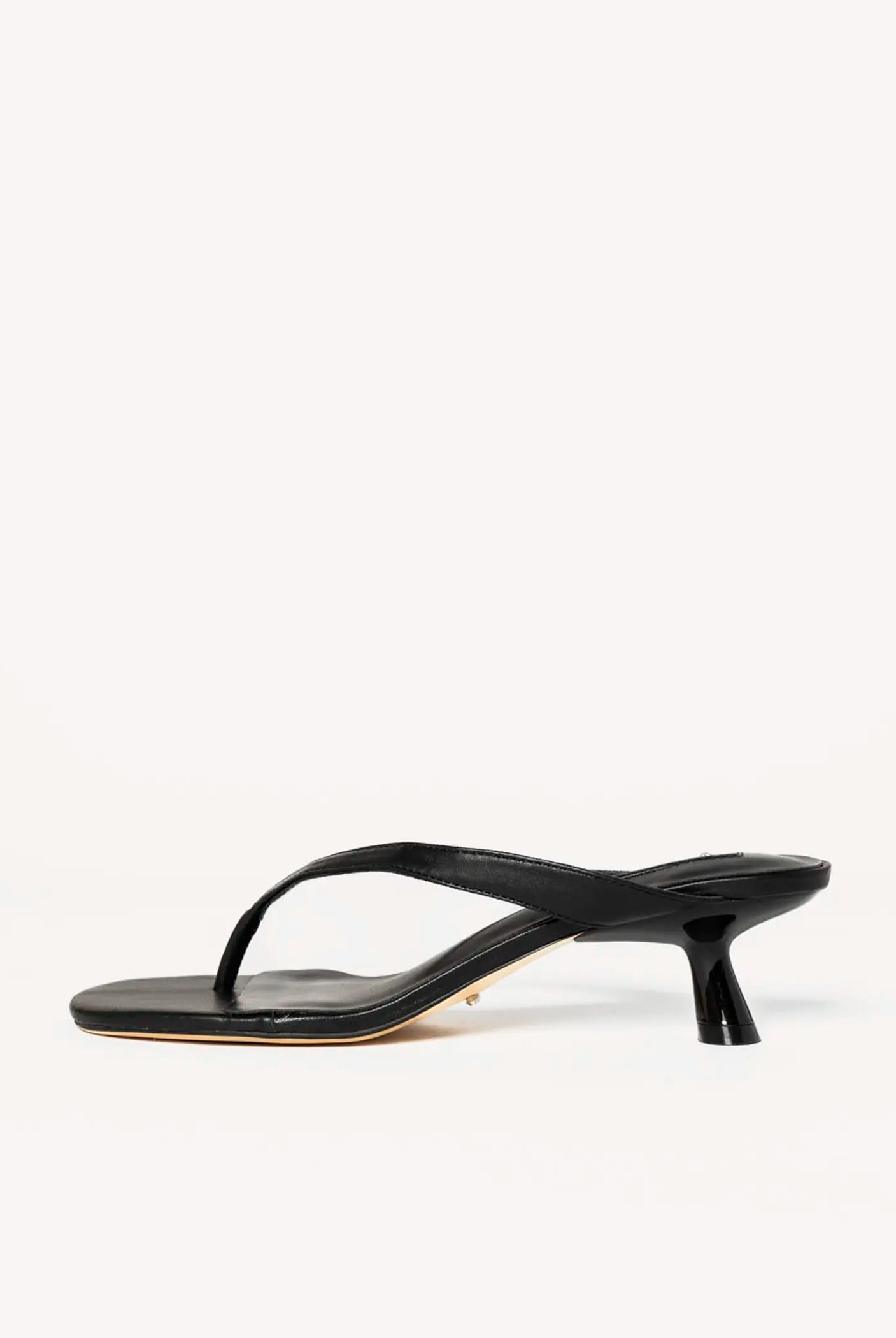 swatch_black leather krista thong sandal heeled sandals
