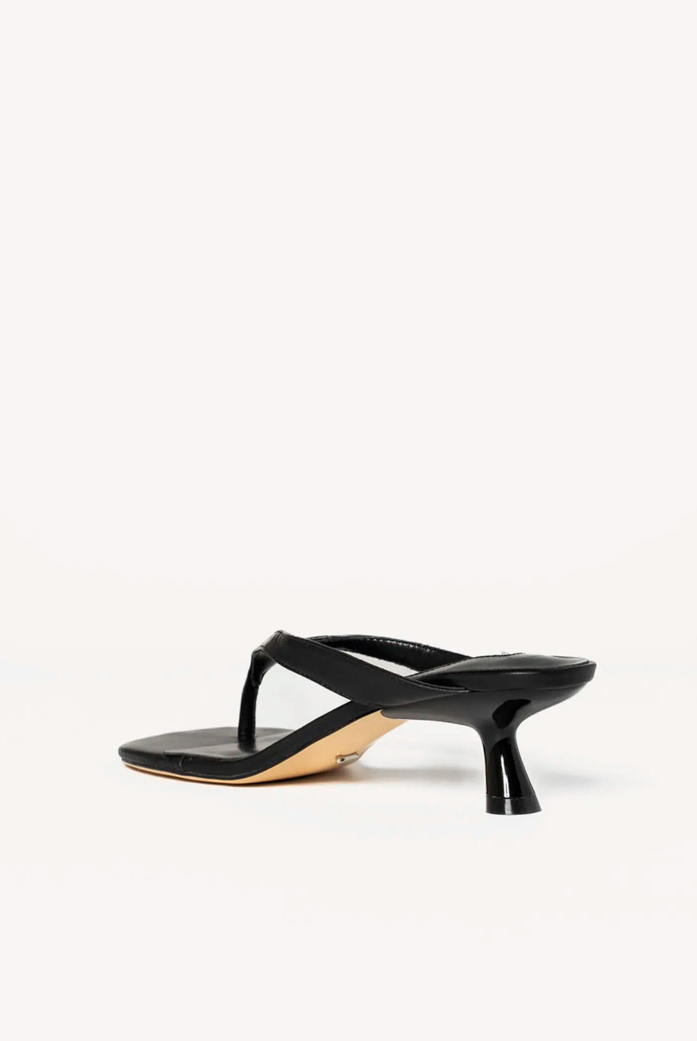 swatch_black leather krista thong sandal heeled sandals