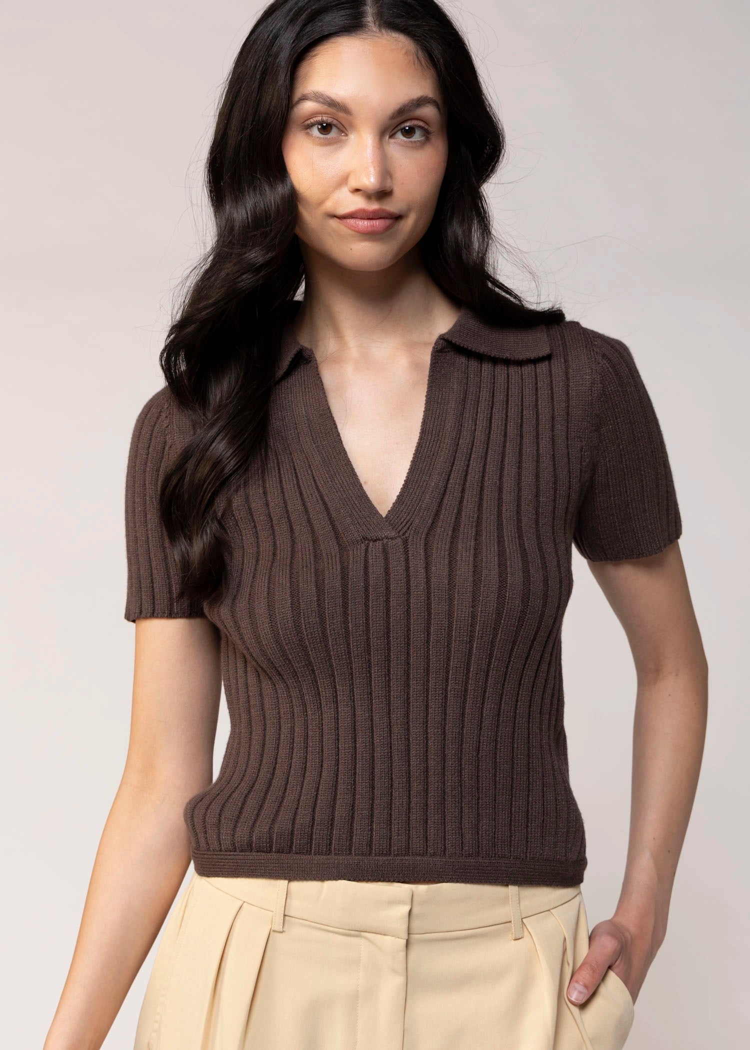 swatch_Coco heartloom ollie knit polo