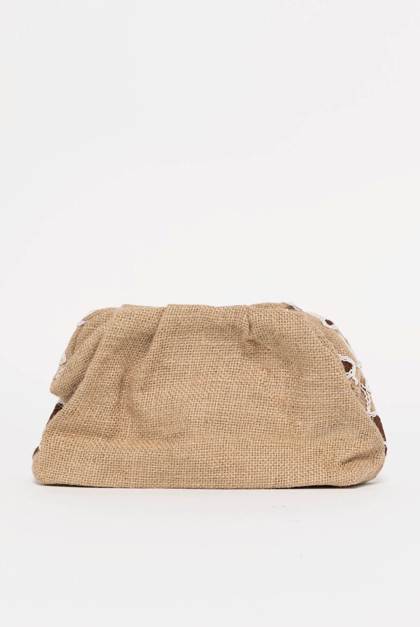 swatch_Coffee cosai floral sequin evening clutch bag
