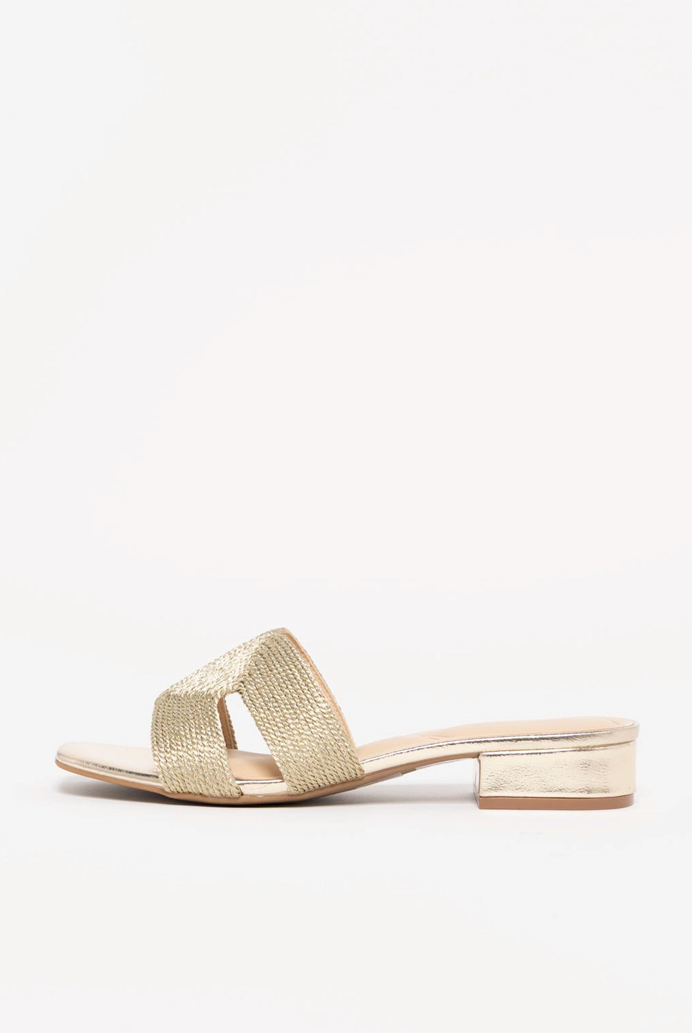 swatch_Gold airy block heel sandal