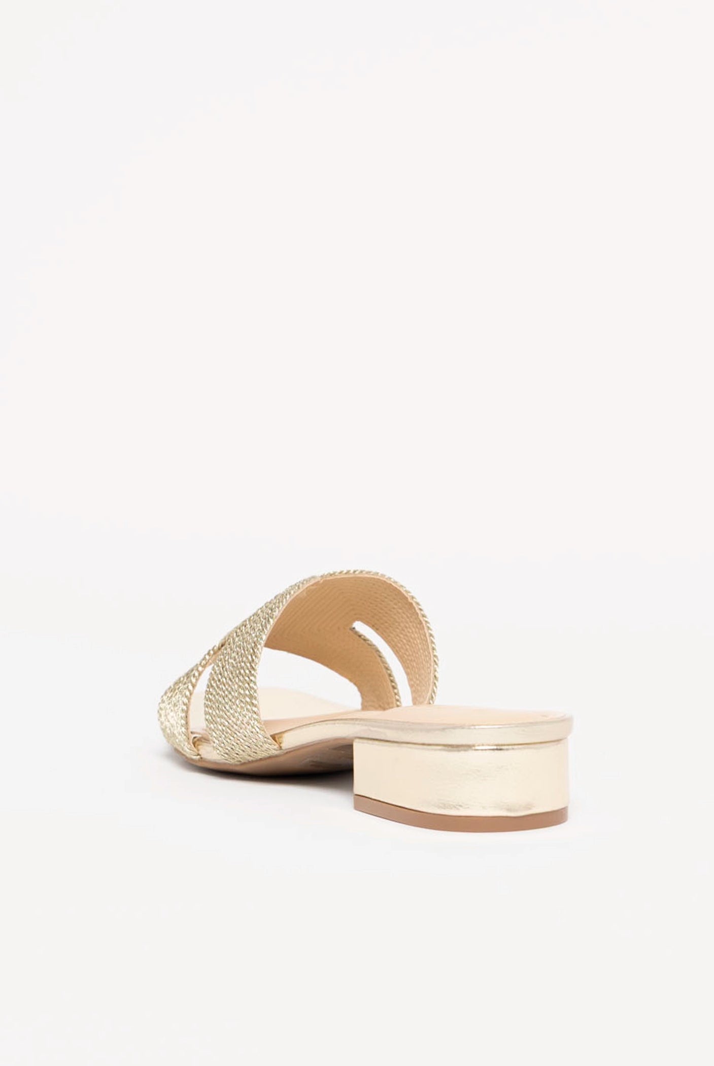 swatch_Gold airy block heel sandal