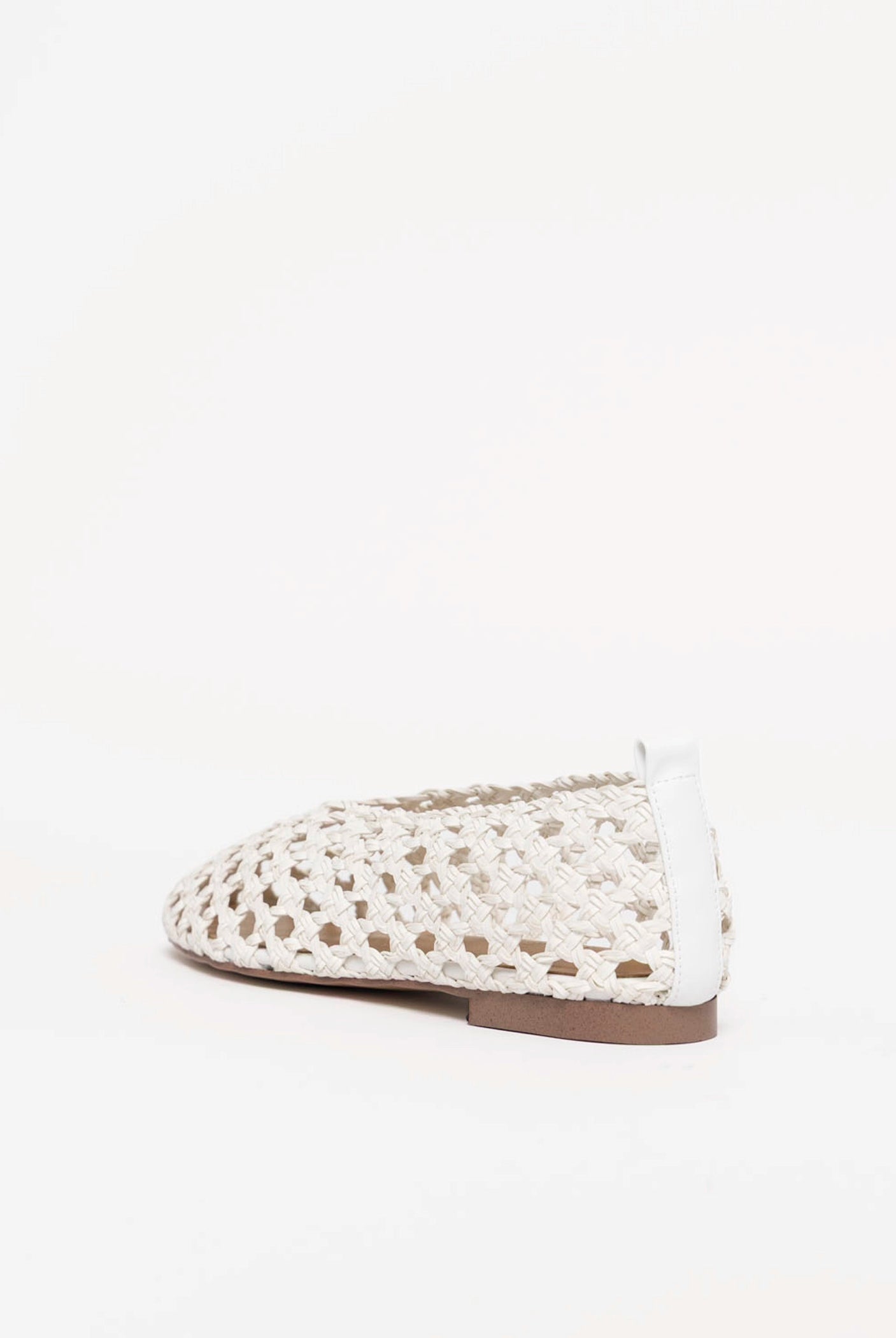 swatch_White Leather tony bianco Cheeky woven flat