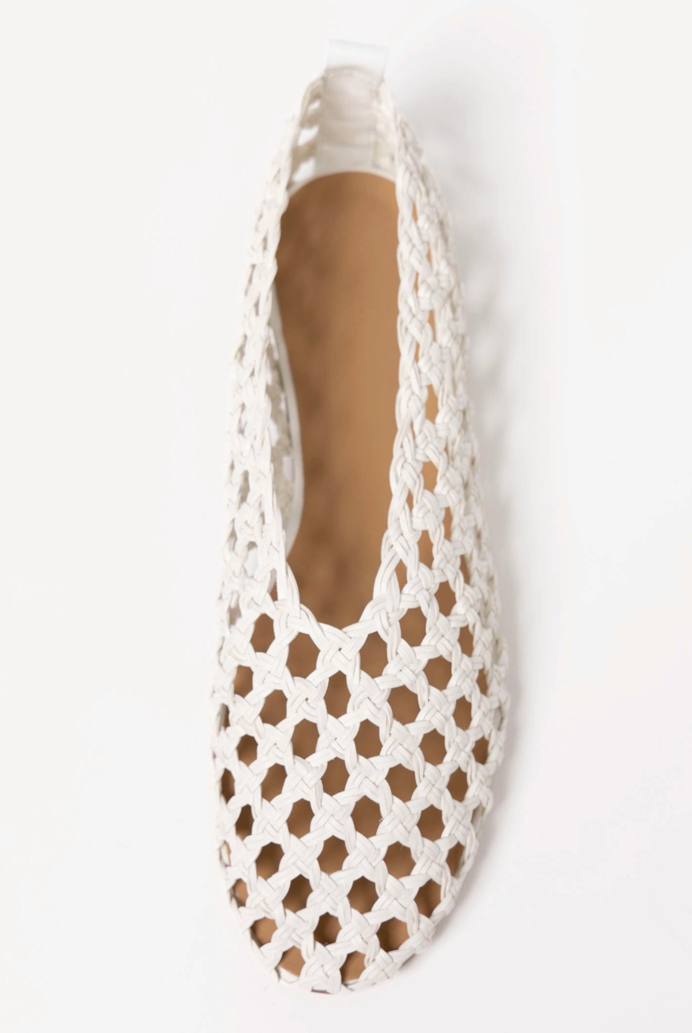swatch_White Leather tony bianco Cheeky woven flat