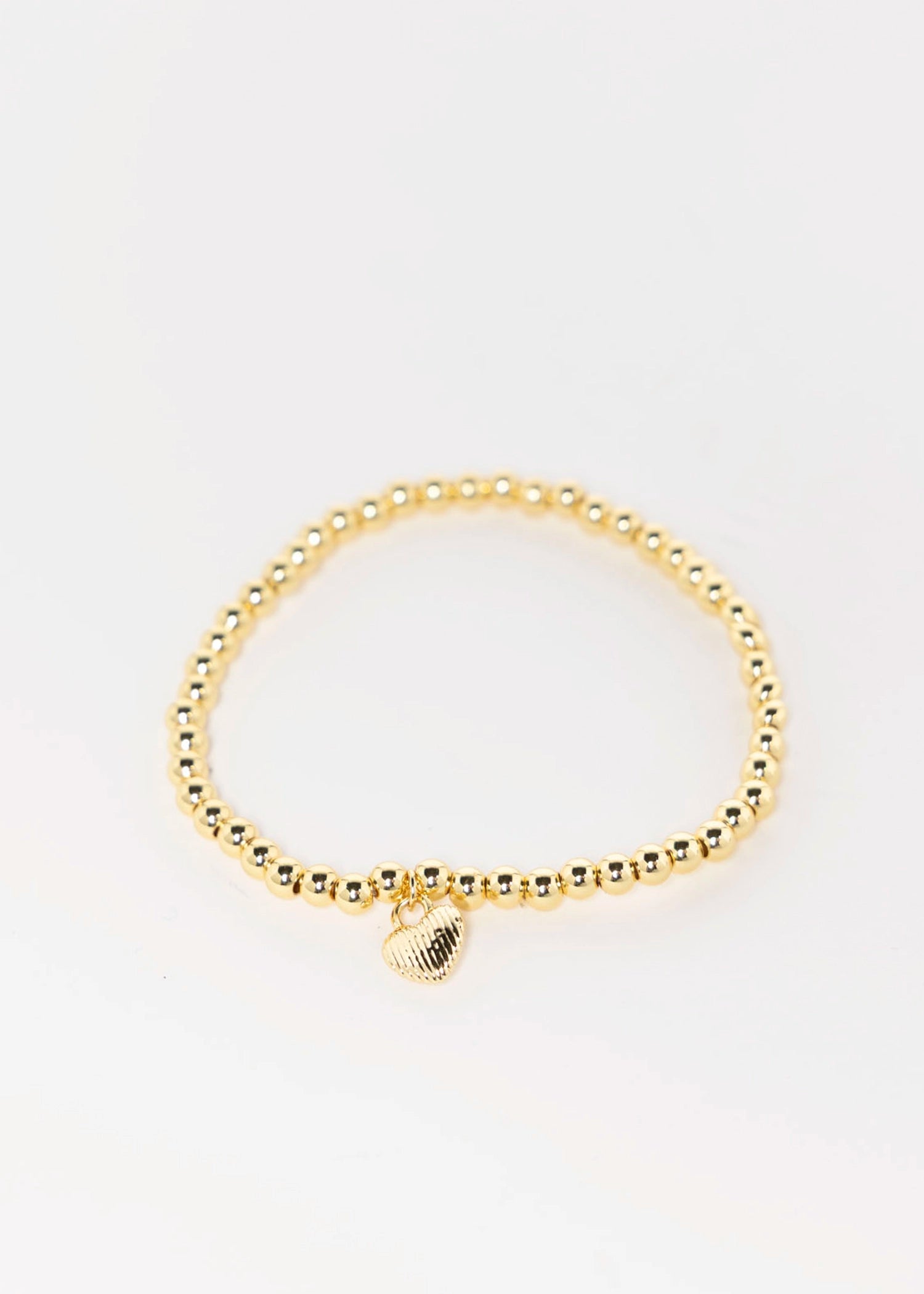 swatch_Gold heart stretch bracelet