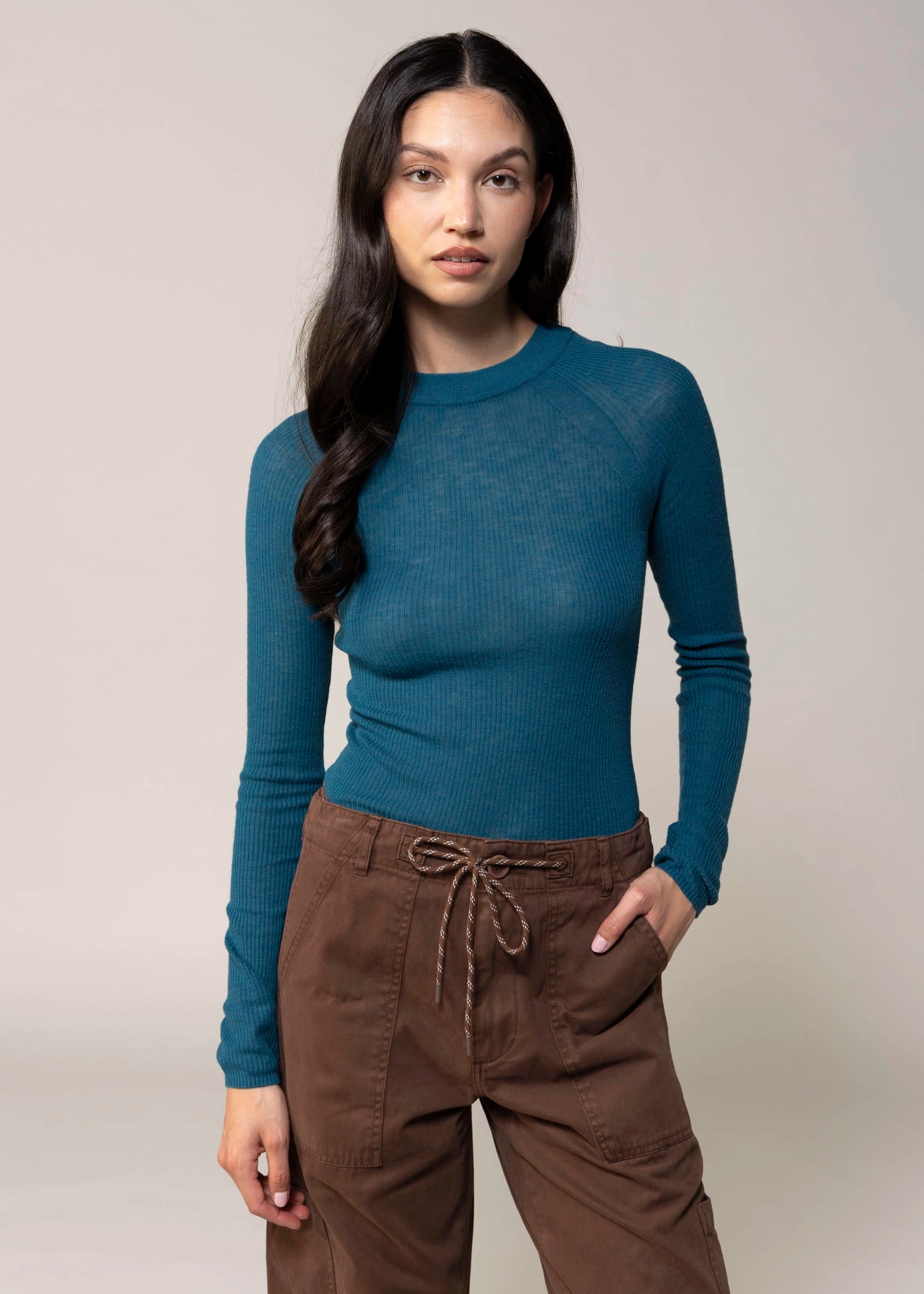 swatch_Deep Teal pistola juno sweater