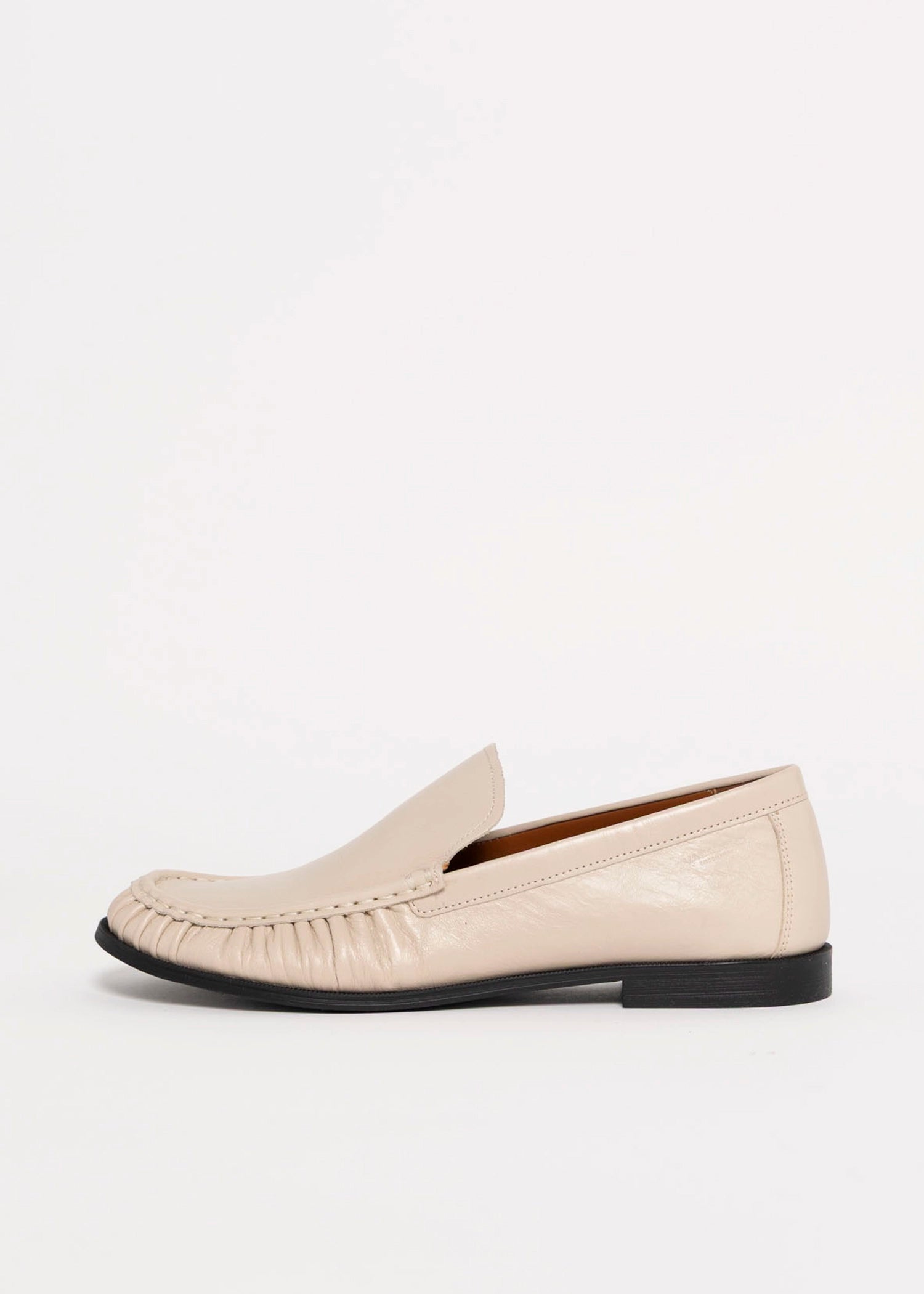 swatch_Ivory Leather vagabond brandi rushed loafer